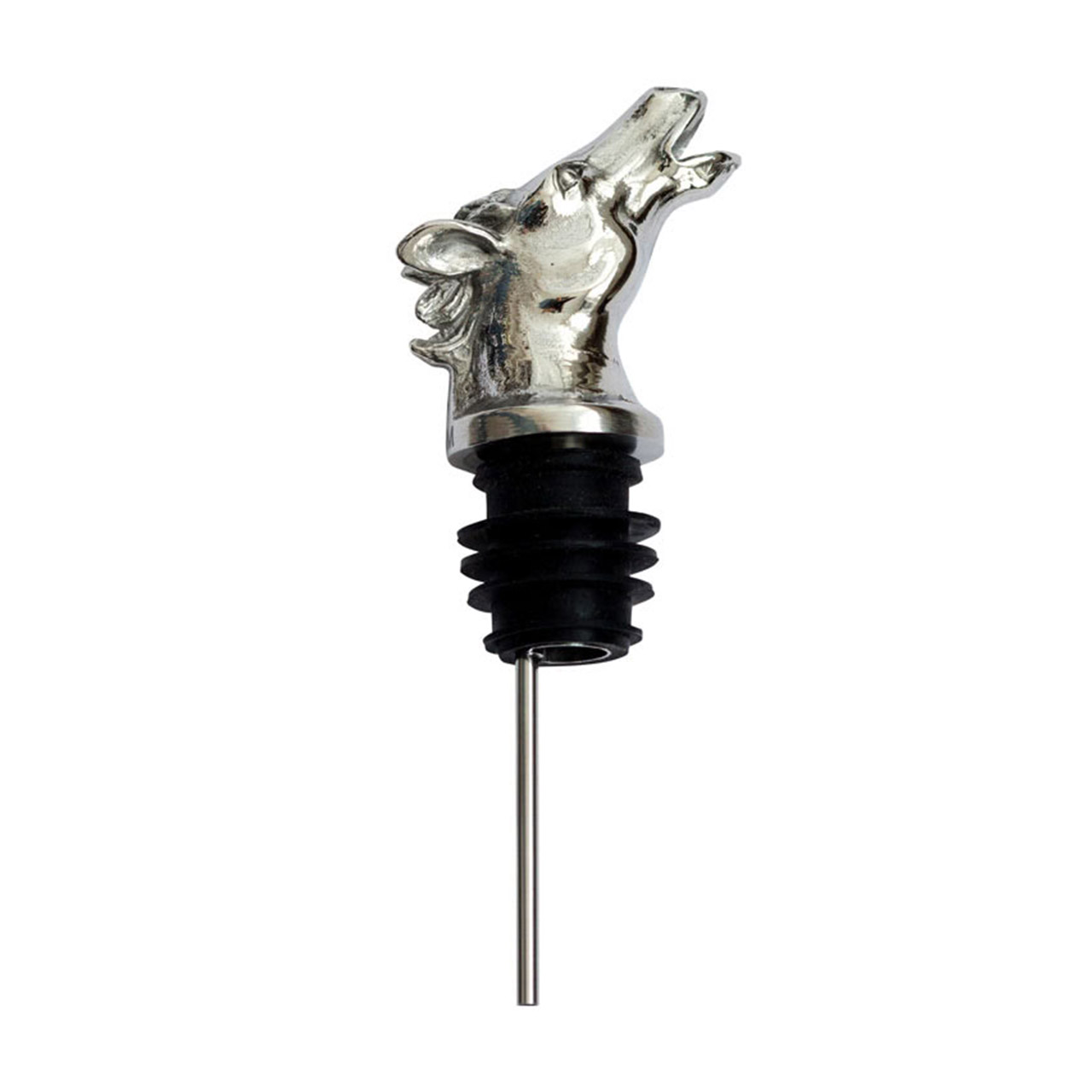 Bottle pourer horse stainless steel