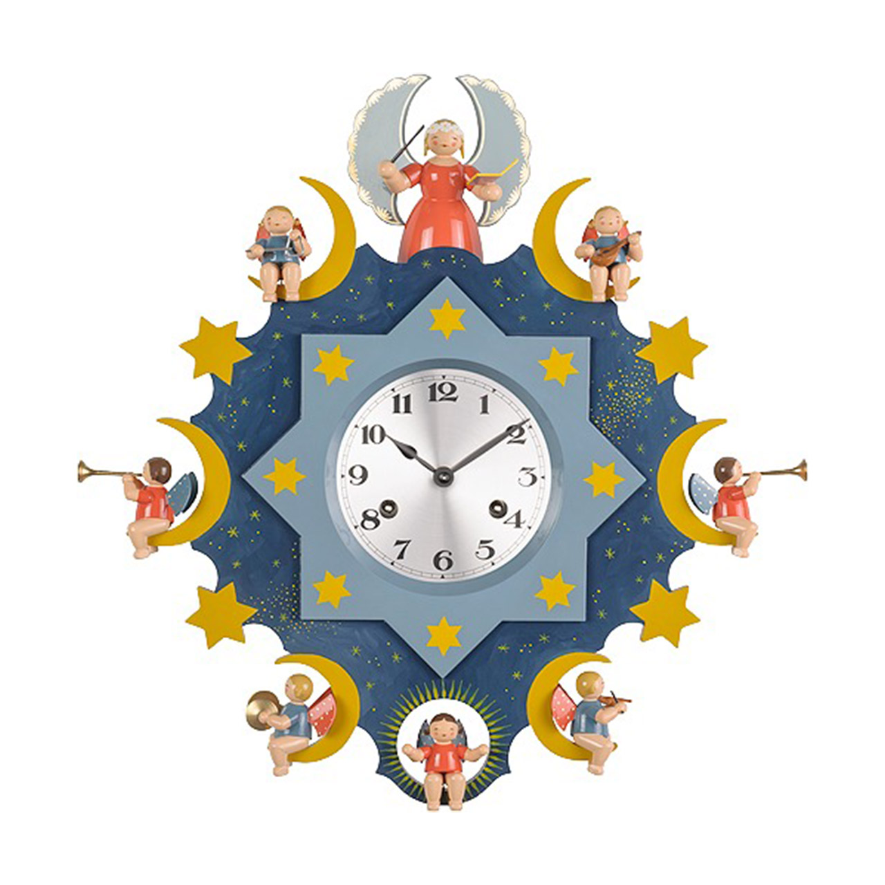 Wall clock large with 36-voice musical movement, Baby, Person, Uhr, Wanduhr, Analoge Uhr