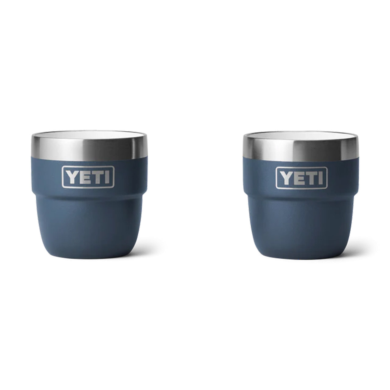 Stackable cups 0.12 l  navy 2 pieces 