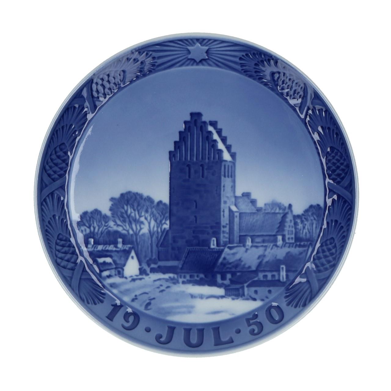 Christmas plate 1950, 18 cm, Porzellan, Töpferei, Mahlzeit, Gericht, Teller