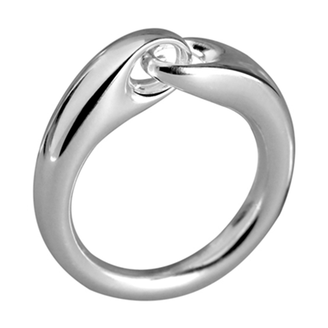 REFLECT SMALL LINK  RING 652A SILVER 57, Platin, Silber, Zubehör, Schmuck, Ring