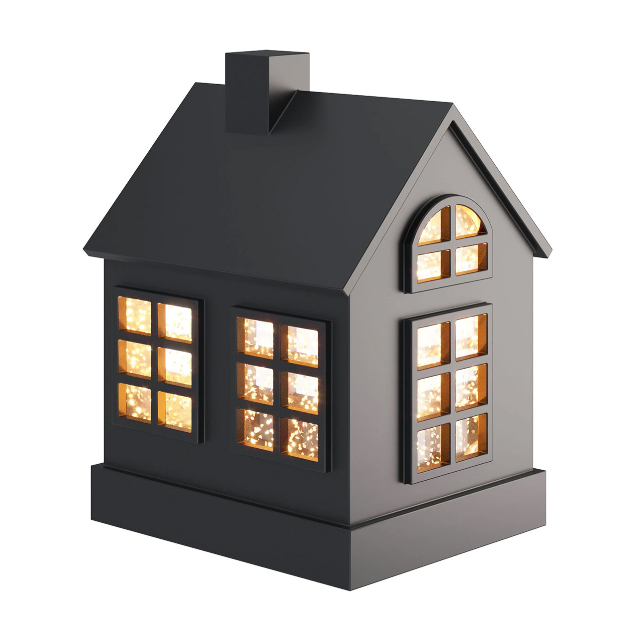 Decorative lamp 16 cm black