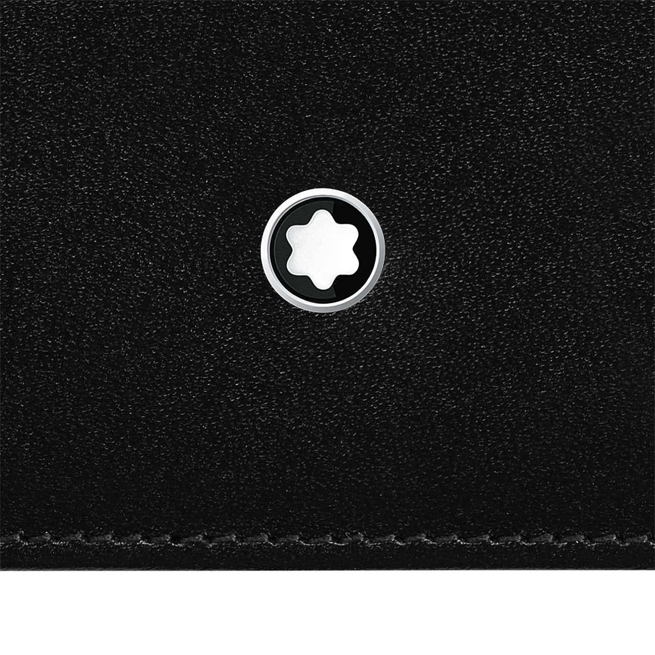 Wallet 6 cc with 2 additional pockets black, Logo