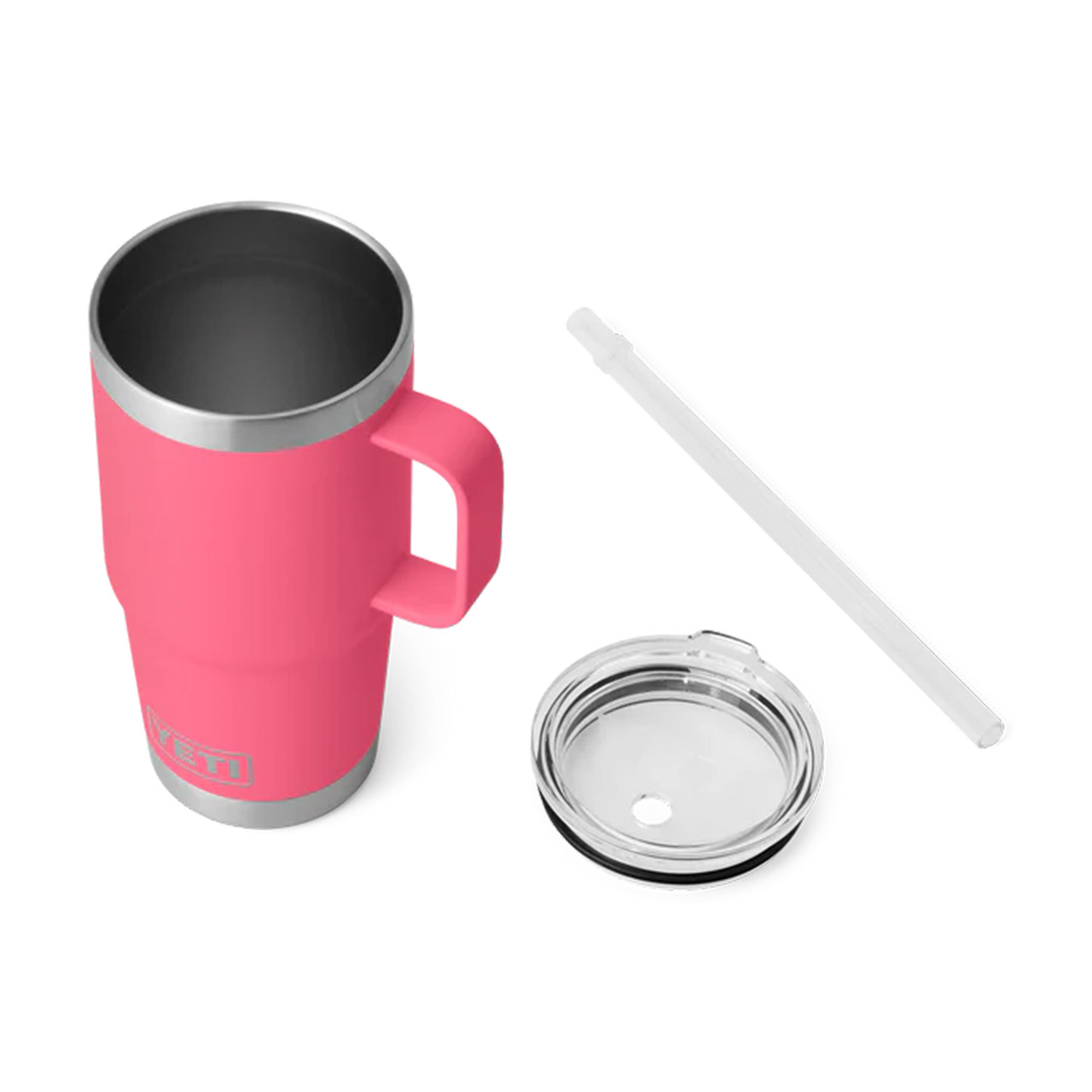 Mug 0.74 l wirth straw lid tropical pink