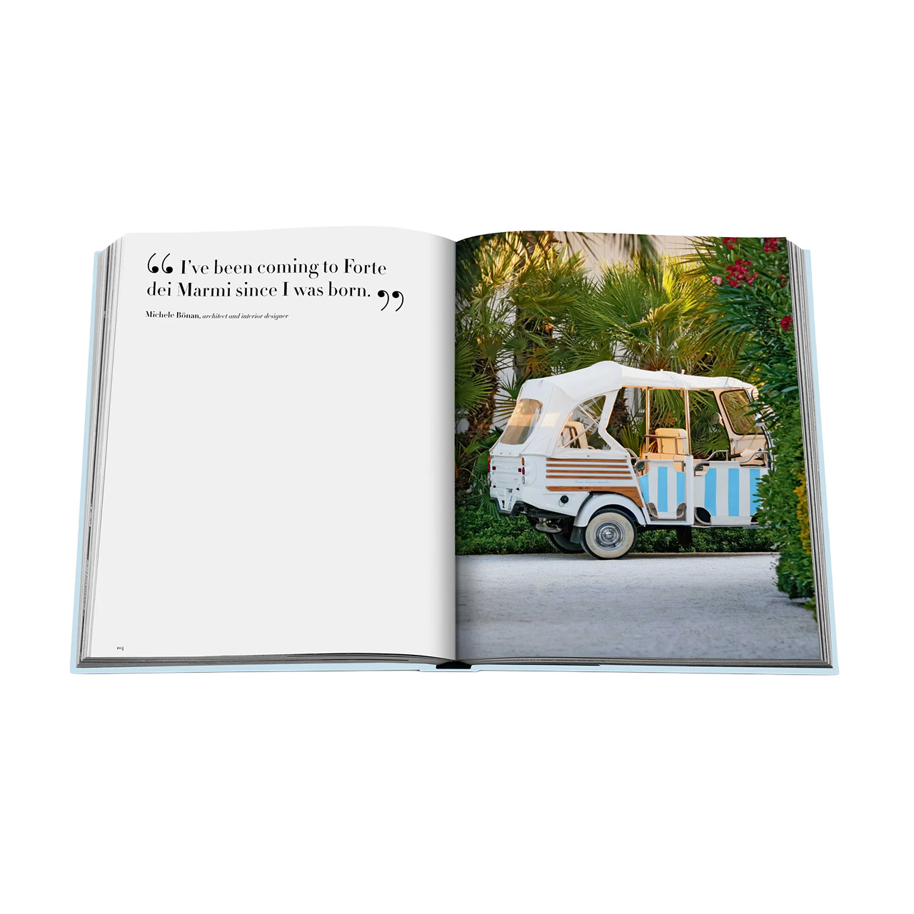 Picture Book Forte dei Marmi, Buch, Veröffentlichung, Werbung