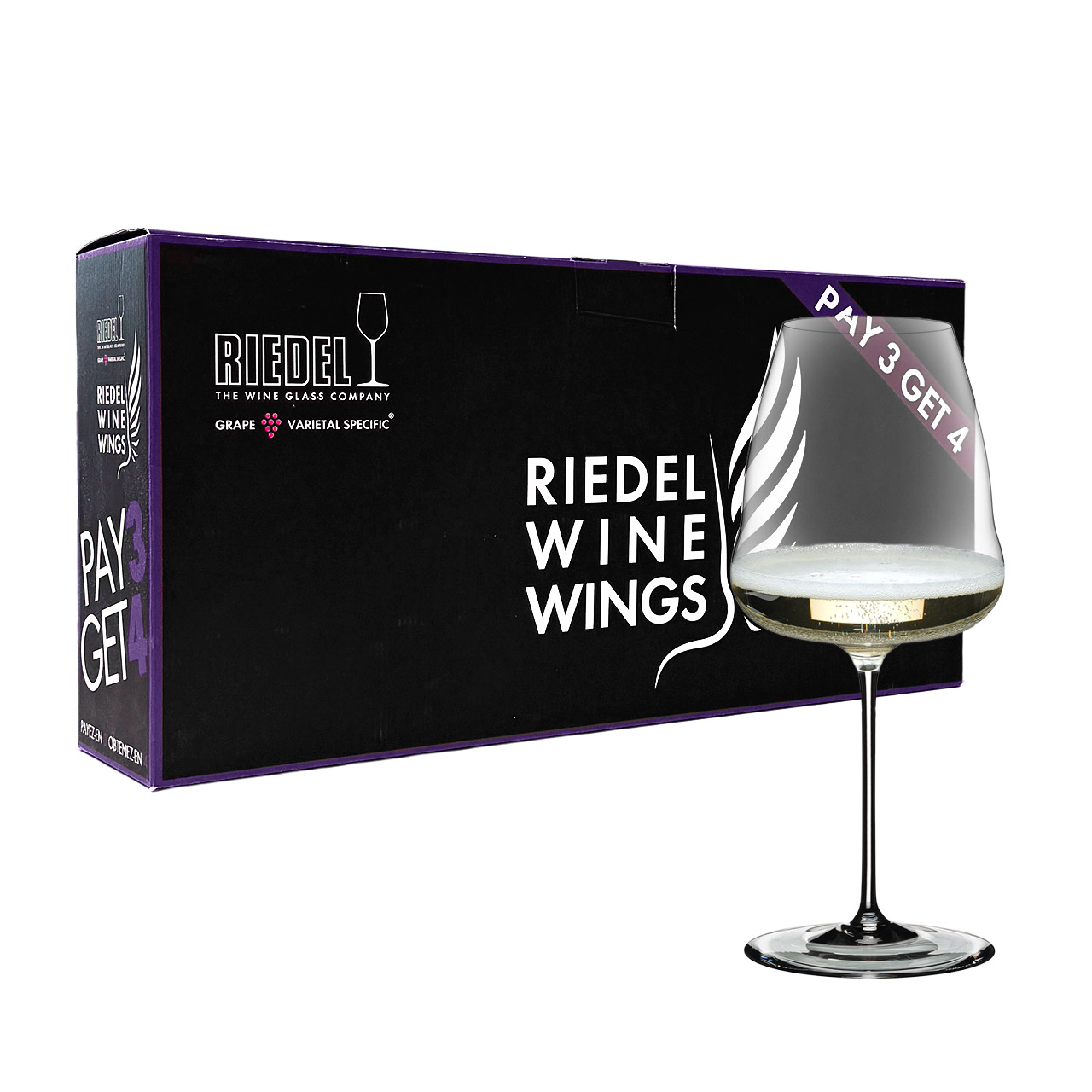 Champagne Glasses Set of 4 - Pay 3 Get 4, Glas, Alkohol, Schnaps, Wein, Weinglas