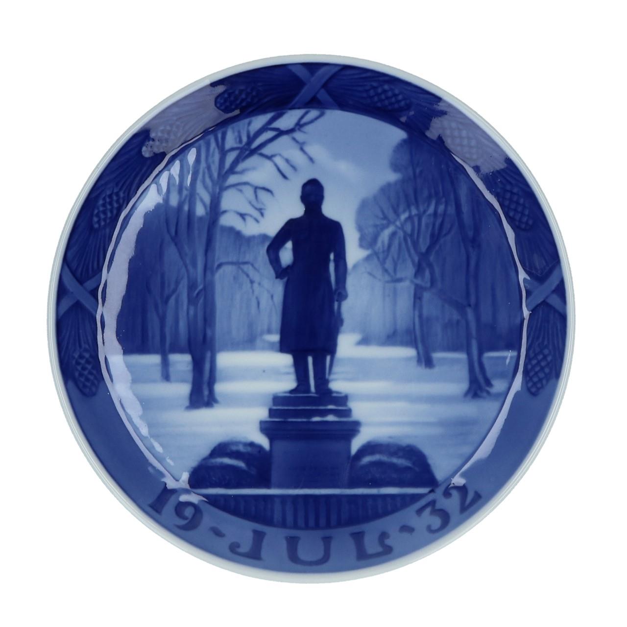 Christmas plate 1932, 18 cm, Kunst, Porzellan, Töpferei, Photographie, Person