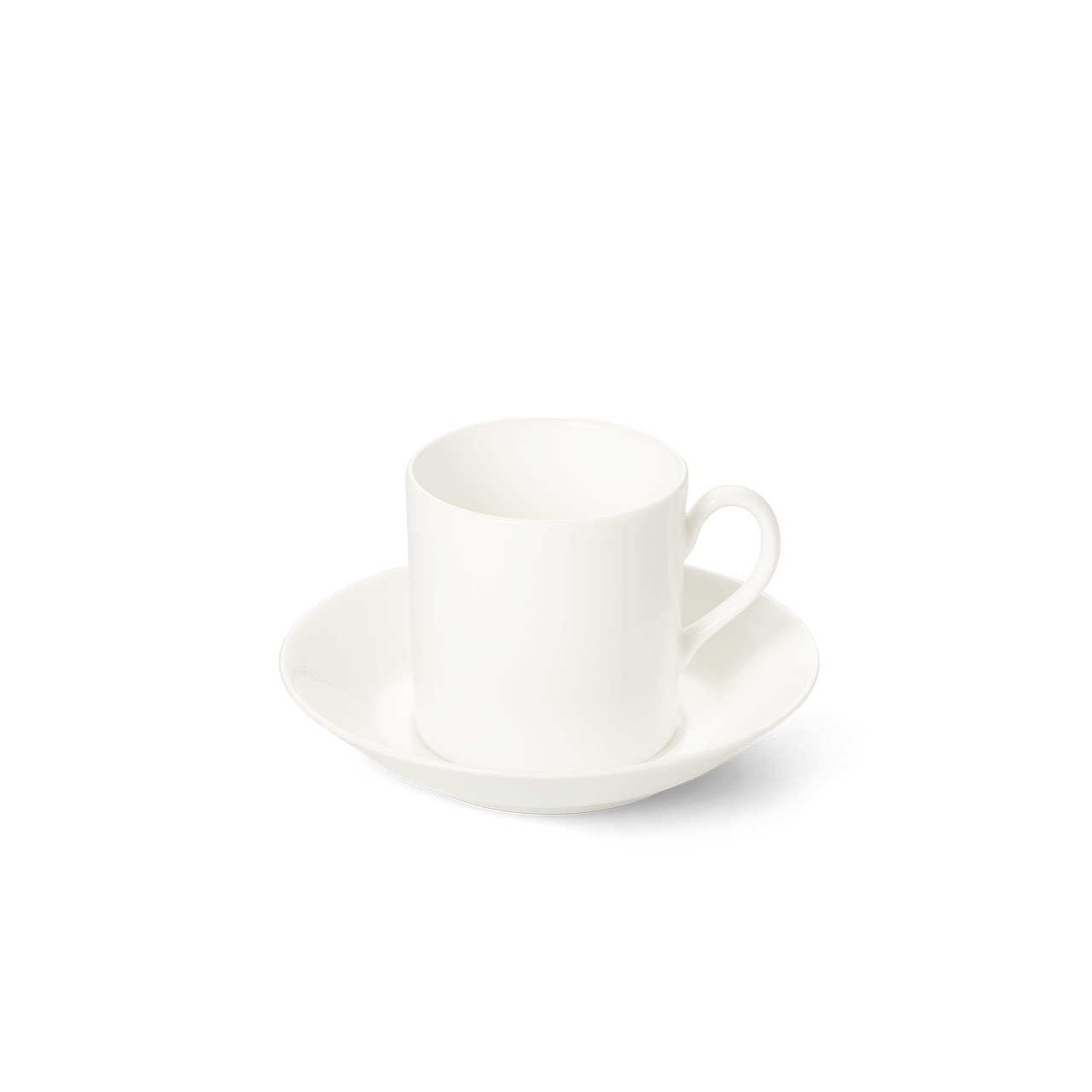 Espresso cup with saucer cylindrical 0.10 l, Untertasse, Tasse