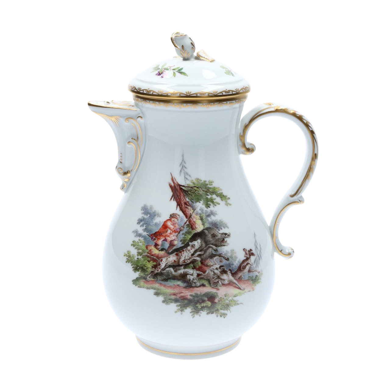 Coffee service for 6 people 21 pieces, Porzellan, Töpferei, Krug, Tasse, Wasserkrug