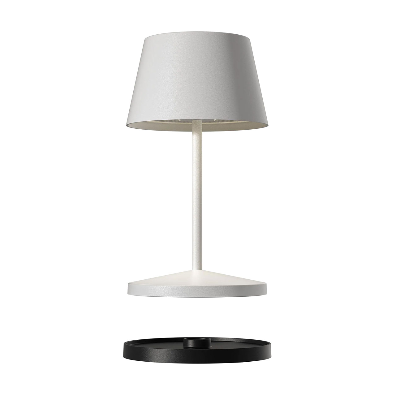 Tischlampe LED 20 cm dimmbar weiß