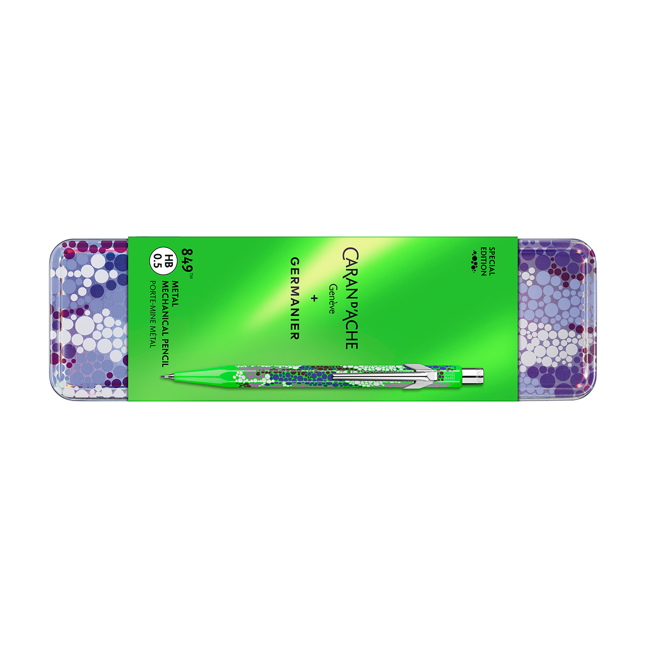 Mechanical pencil 0.5 mm neon green, Text