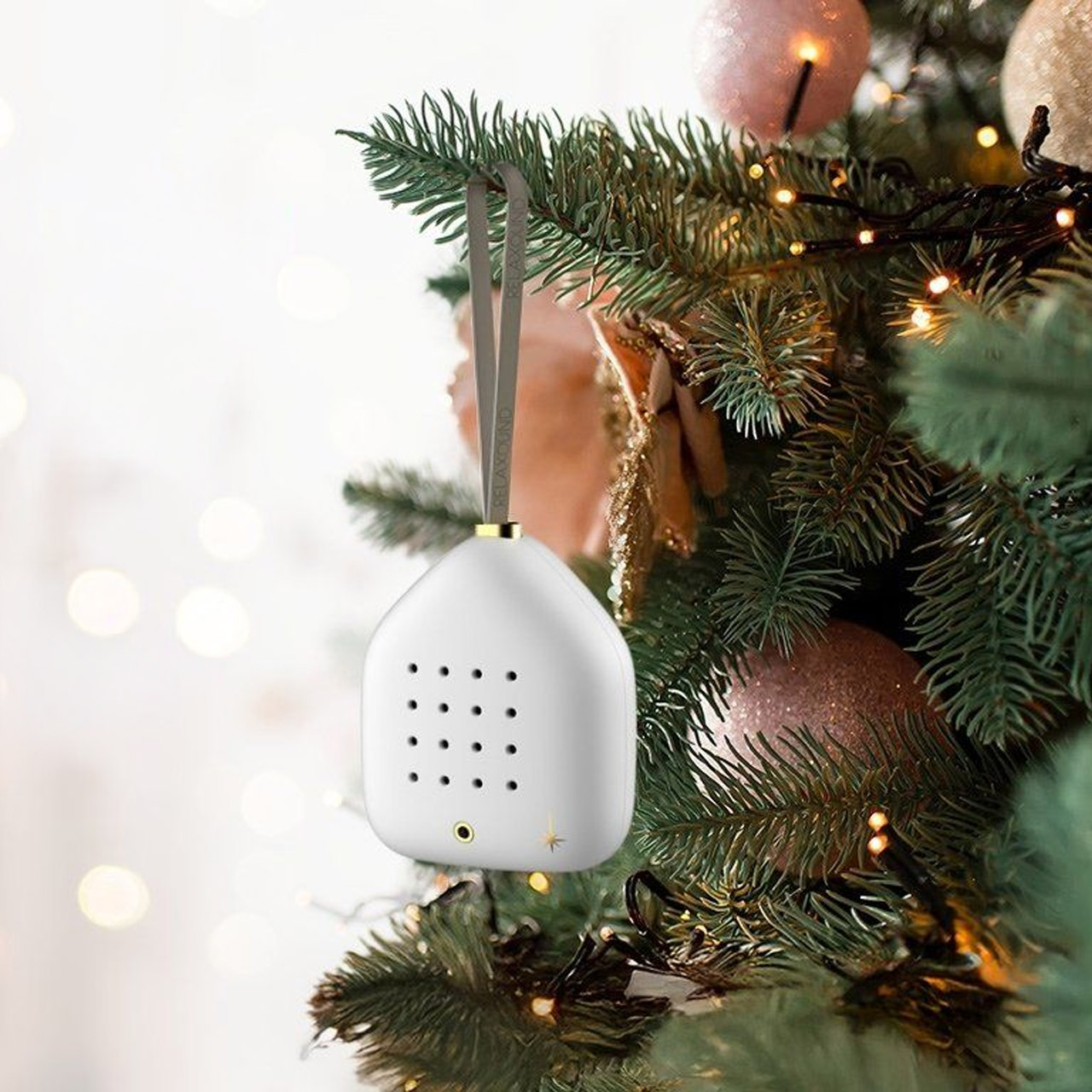 Acoustic Christmas tree decoration White Stars, Weihnachten, Weihnachtsdekorationen, Weihnachtsbaum, Christbaumschmuck, Festival