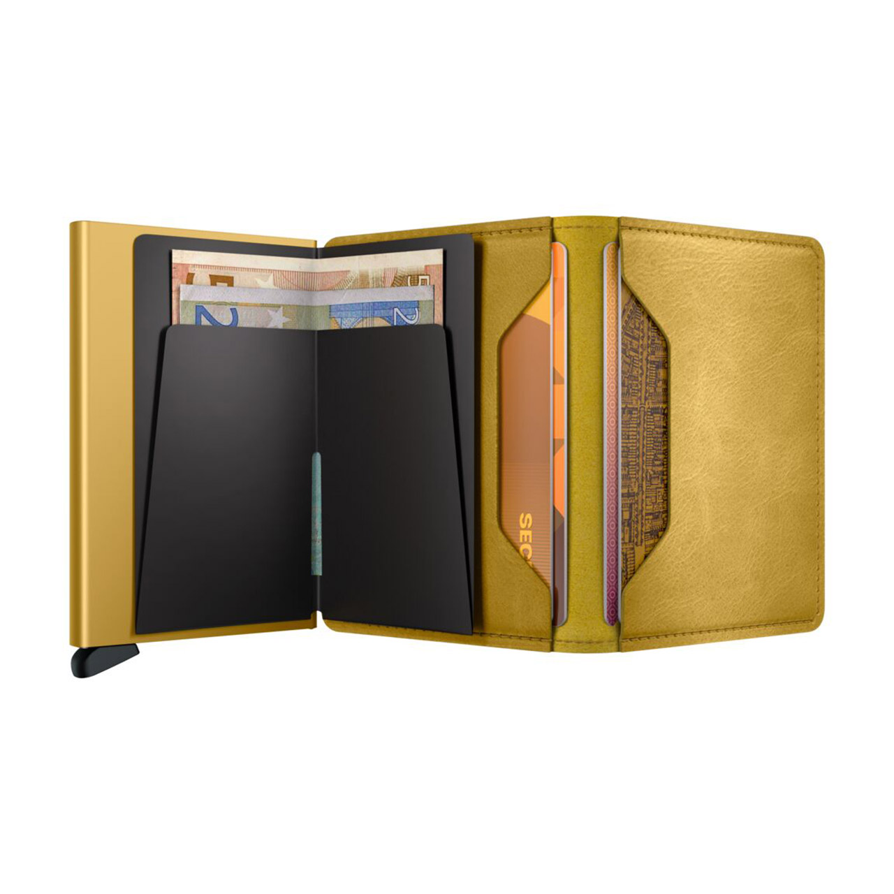 Slimwallet Vintage yellow, Zubehor, Geldbörse