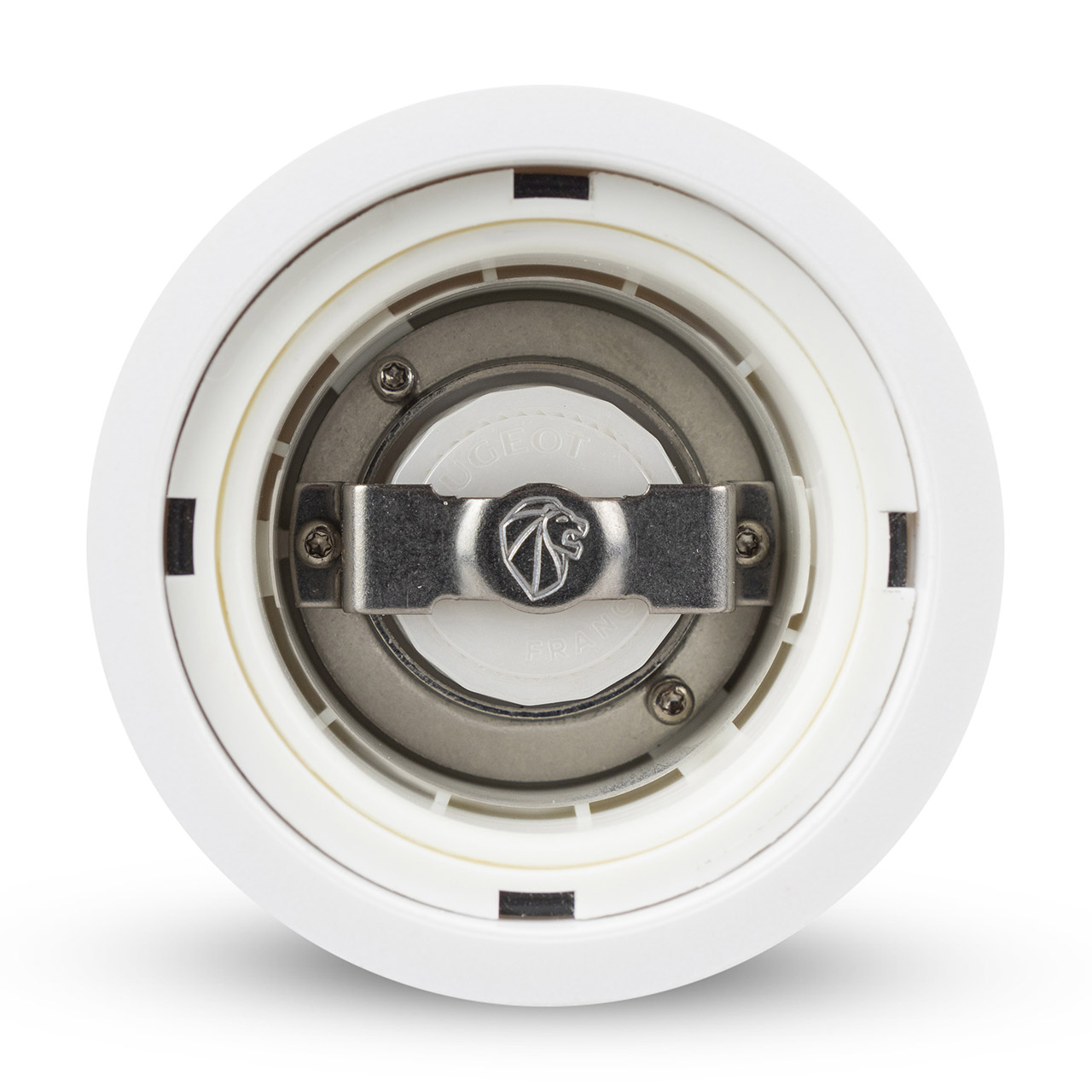 Salt mill 18 cm white lacquered, Elektronik, Sprecher, Maschine, Rad