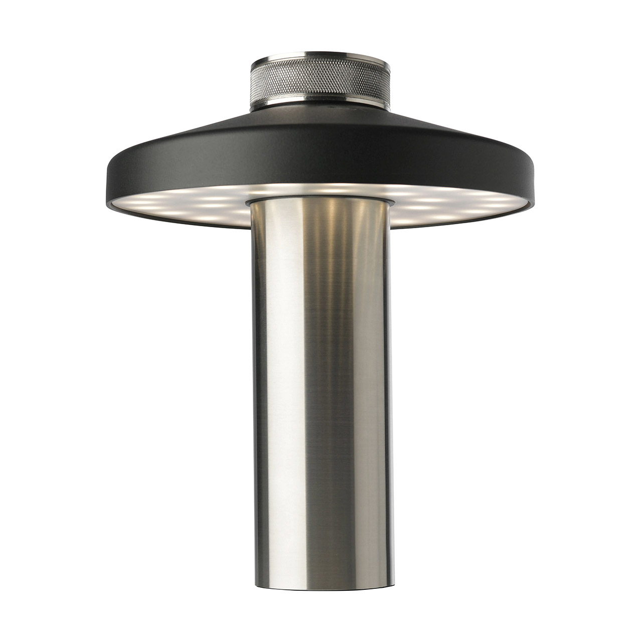 Table lamp LED 22 cm dimmable black, Leuchte, Beleuchtung, Lampe