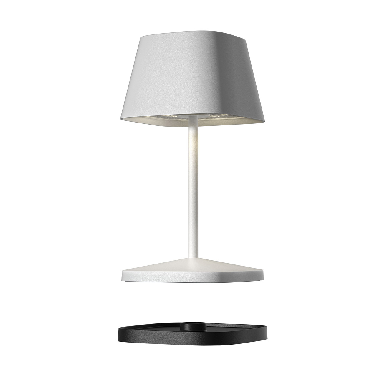 Table Lamp LED 20 cm dimmable white, Lampe, Tischlampe, Lampenschirm