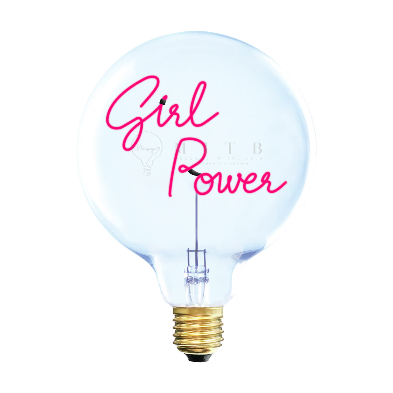 Decorative Bulb GIRL POWER, Licht, Glühbirne
