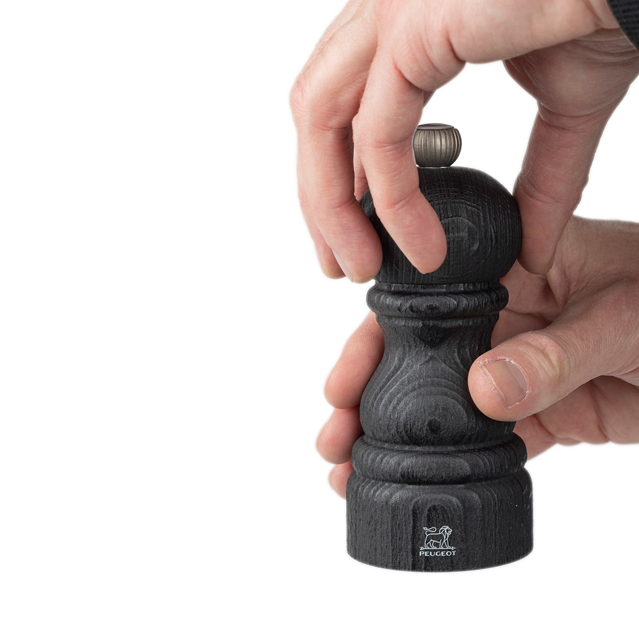 Salt mill 12 cm black natural, Finger, Hand, Person, Schraubenzieher, Werkzeug