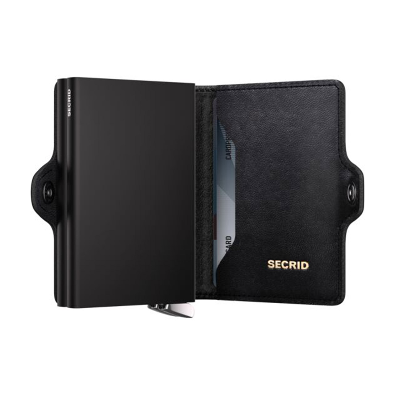 Twinwallet Emboss Lines Black