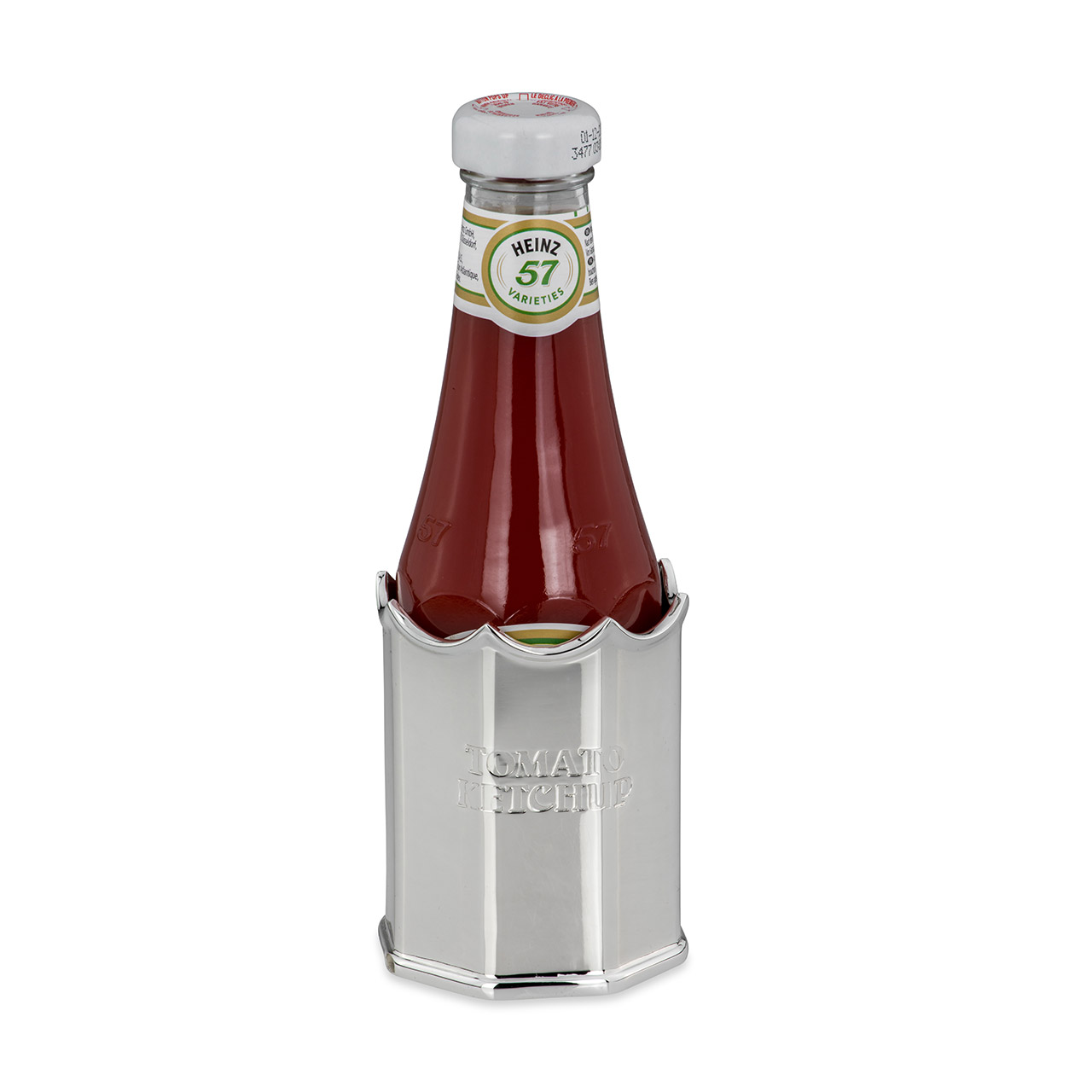 Ketchup stand with bottle silver-plated, Essen, Ketchup