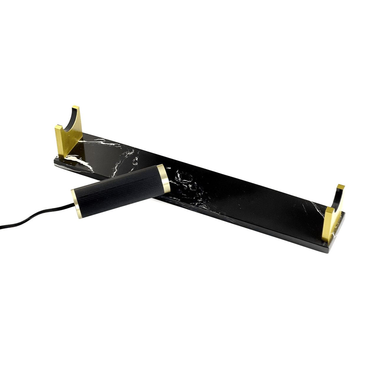 Base for bulb Marble black