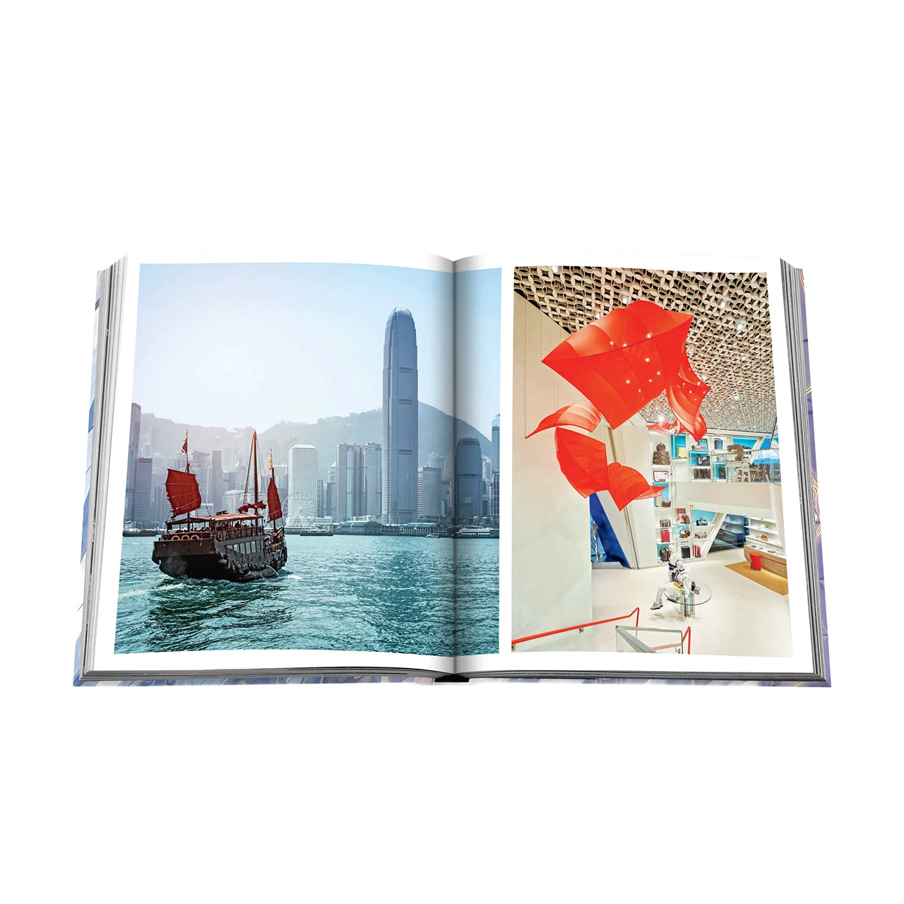 Picture Book Louis Vuitton Skin: Architecture of Luxury (Singapore Edition), Buch, Veröffentlichung, Boot, Segelboot, Uferpromenade