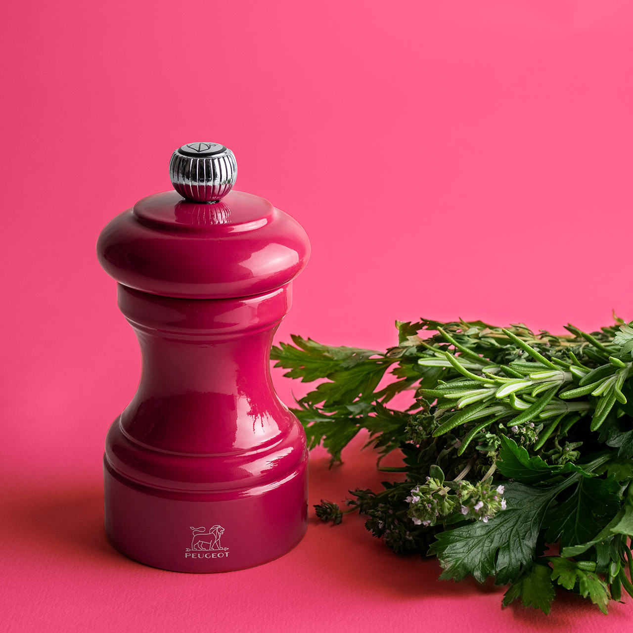 Salt Mill 10 cm candy pink, Kräuter, Pflanze, Kräuterig, Petersilie