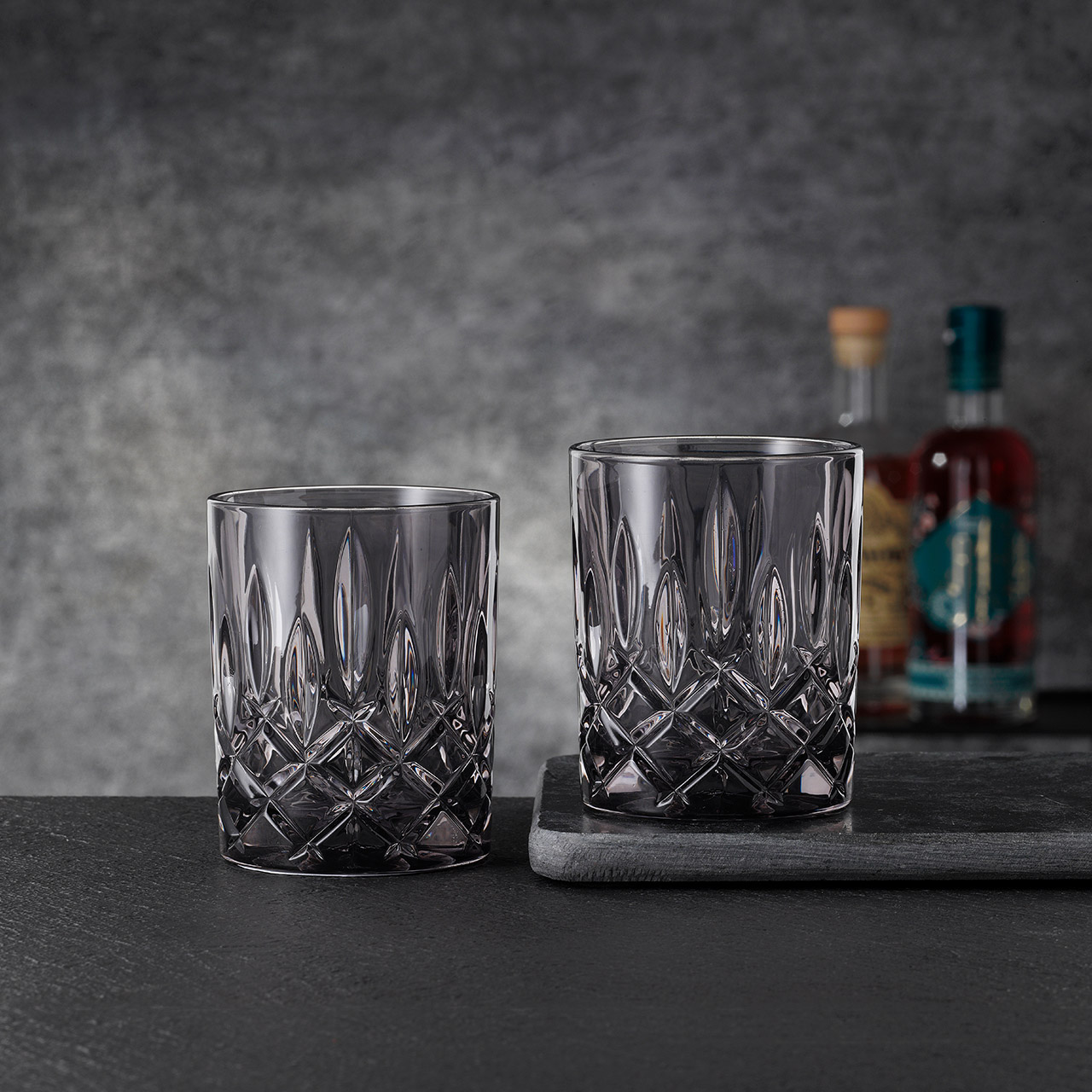 Whiskey mug set 2 pieces smoke, Glas, Tasse, Alkohol, Getränk