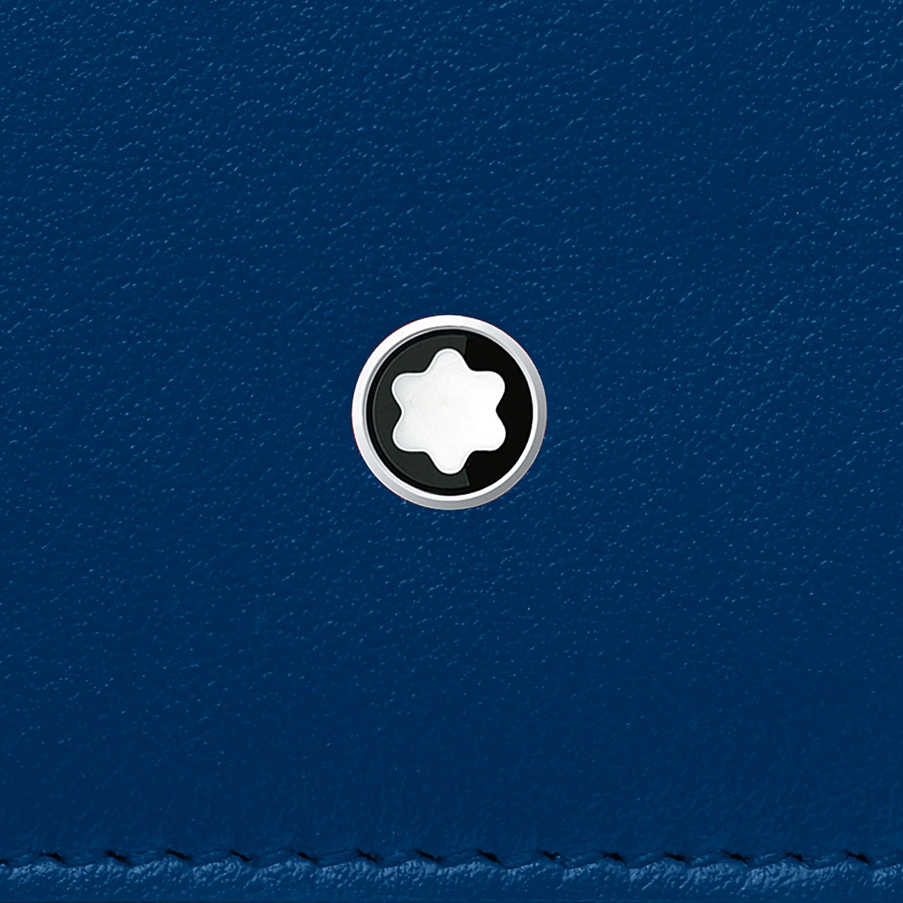Credit card case with zip 8 cc blue, Logo