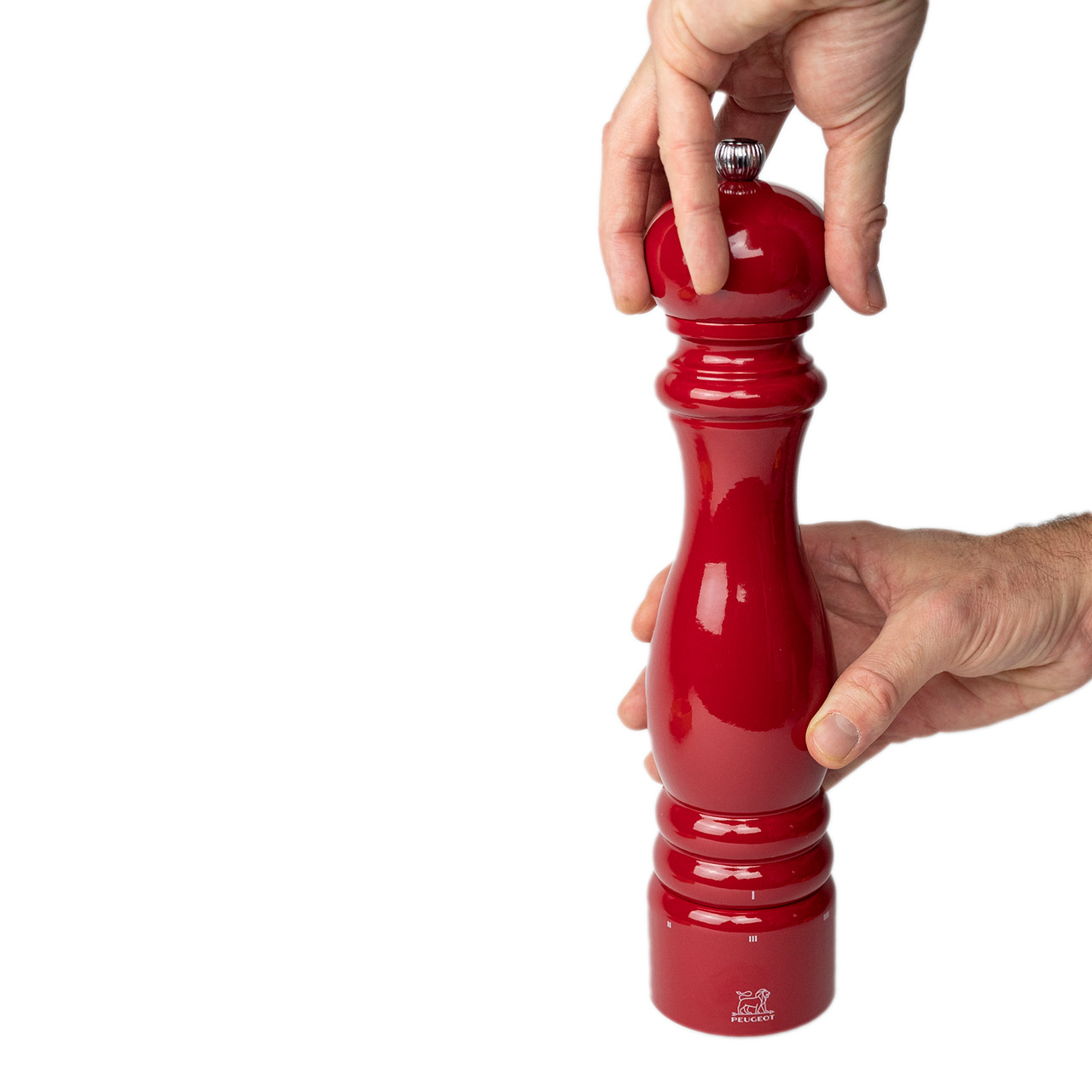 Salt mill 30 cm Passion red lacquered, Flasche