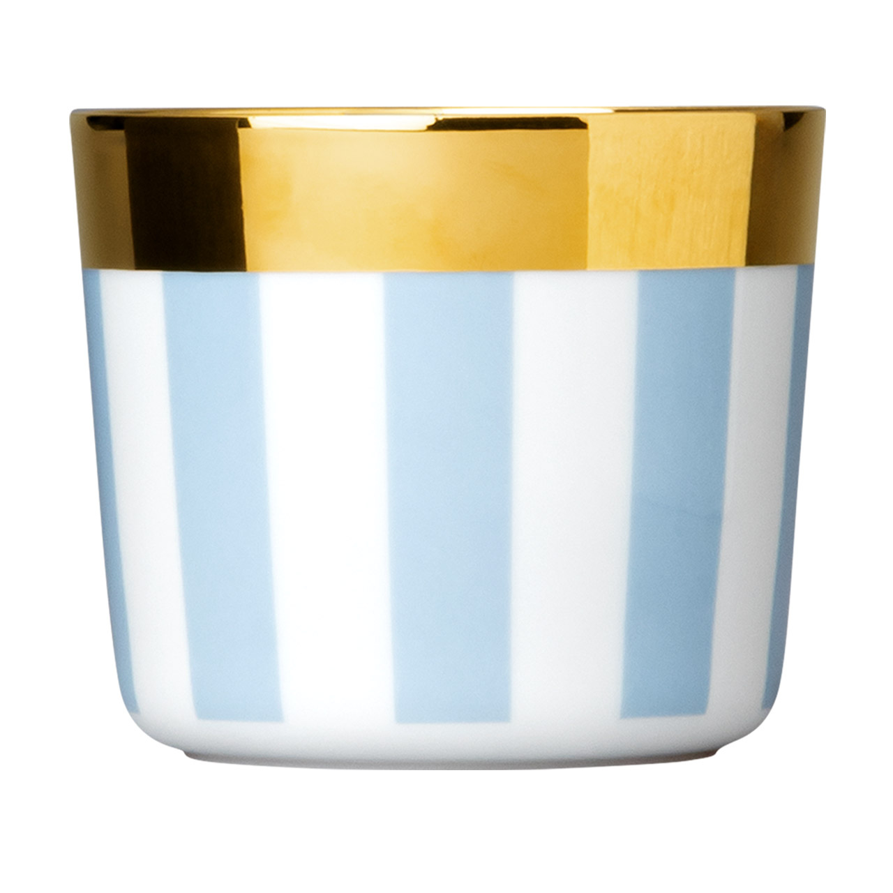 Champagne goblet Cookies & Dreams Blue, Tassen, Becher, Keramik, Goldrand, Blau-Weiß