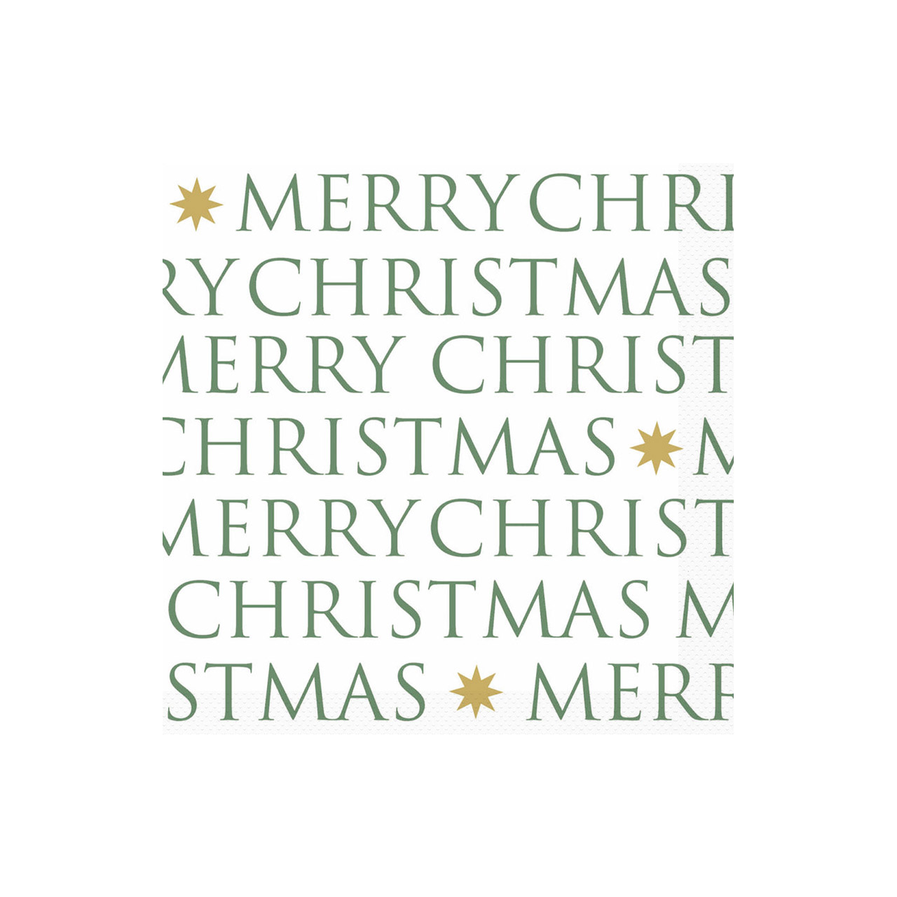 Napkins Christmas Letters forest green 25 cm , Text, Buchstabe