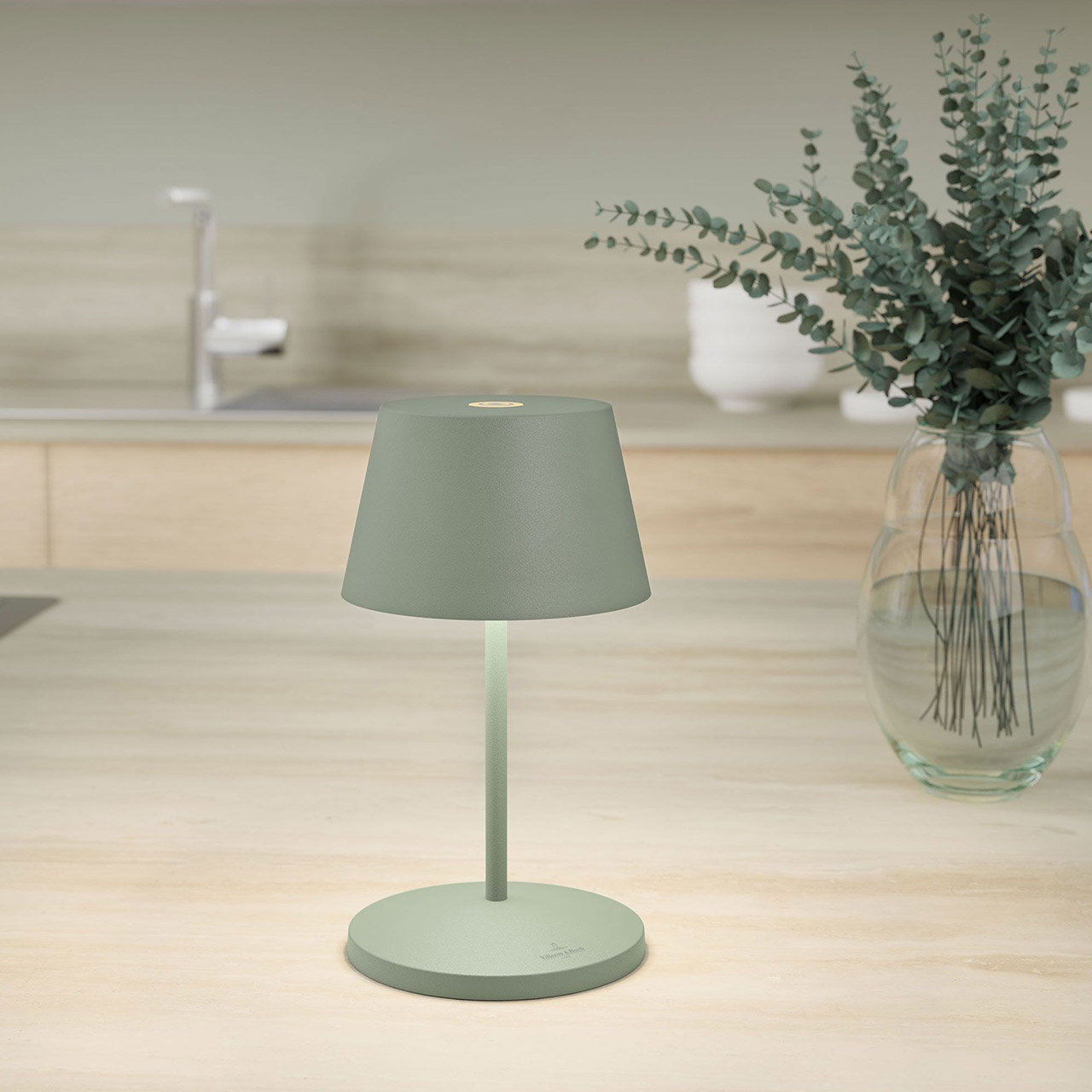 Tischlampe LED 20 cm dimmbar grün