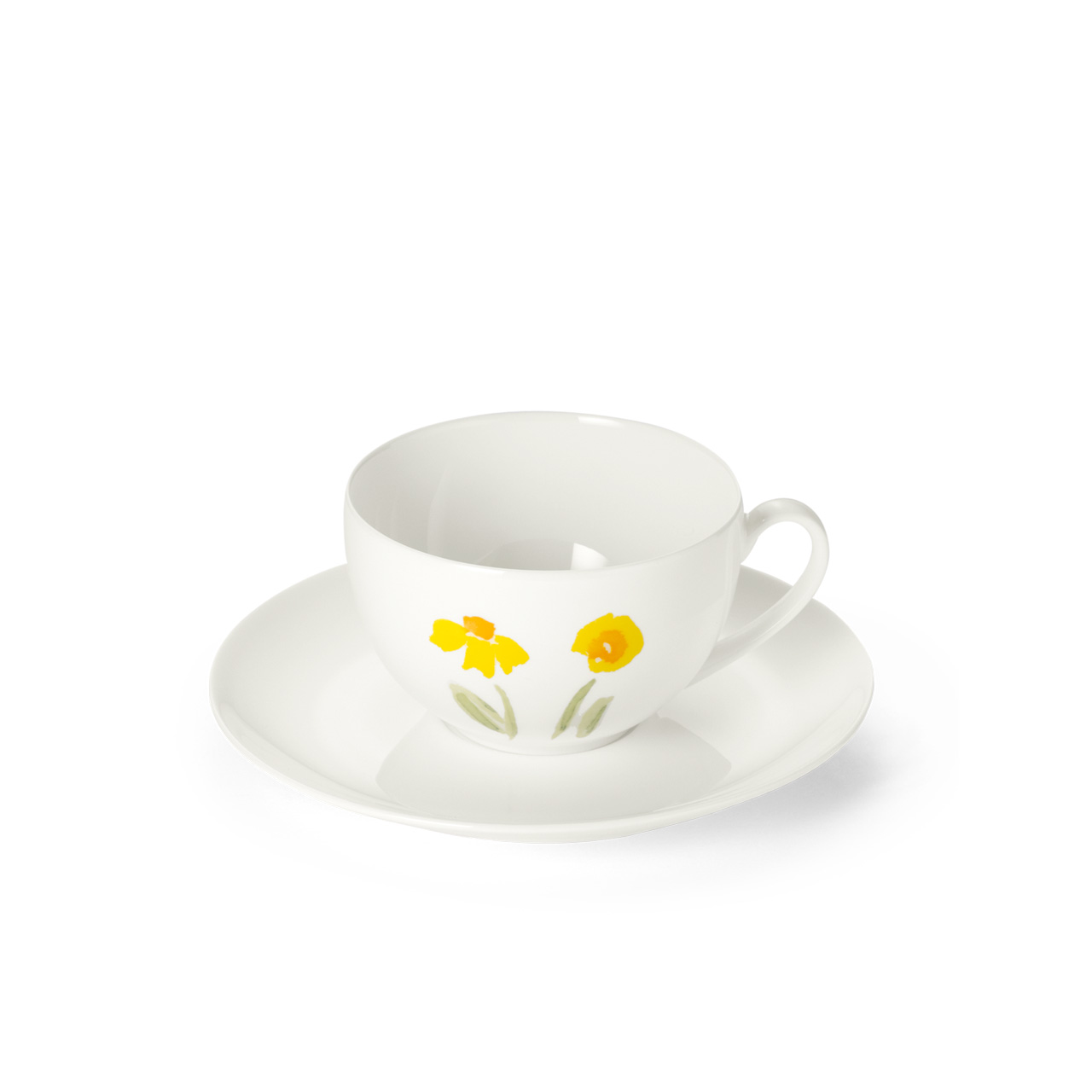 Coffee cup with saucer 0.25 l, Untertasse, Tasse