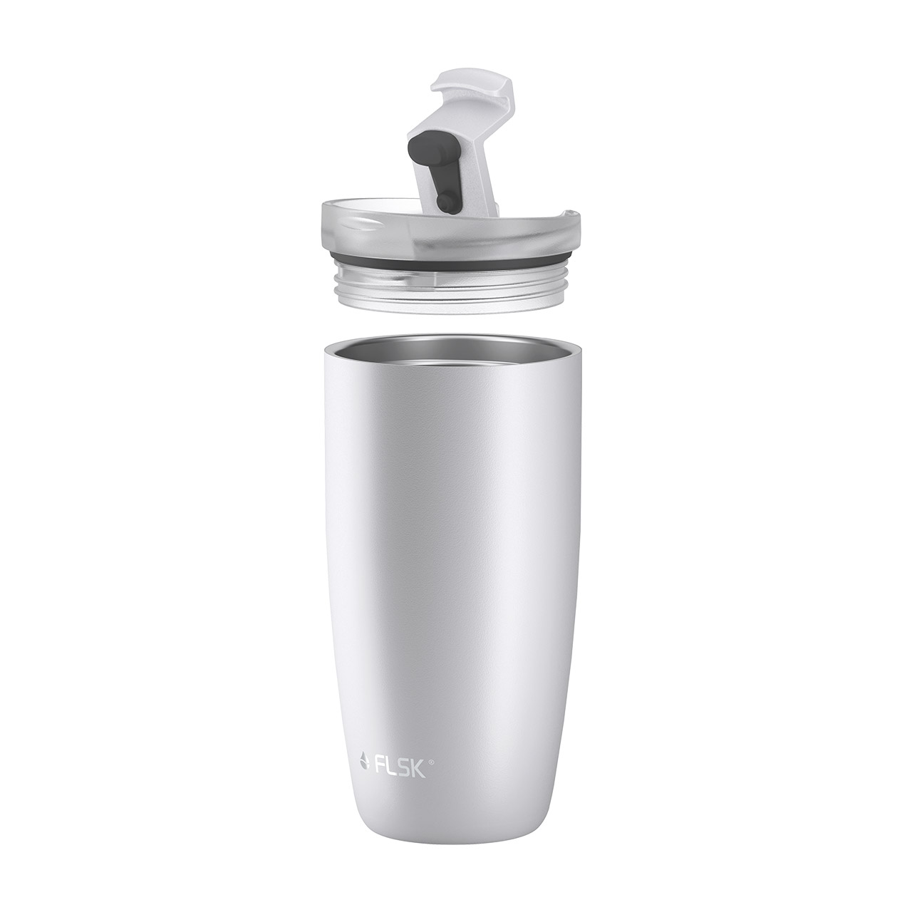 Mug coffee to go 0.50 l white, Flasche, Shaker, Wasserflasche