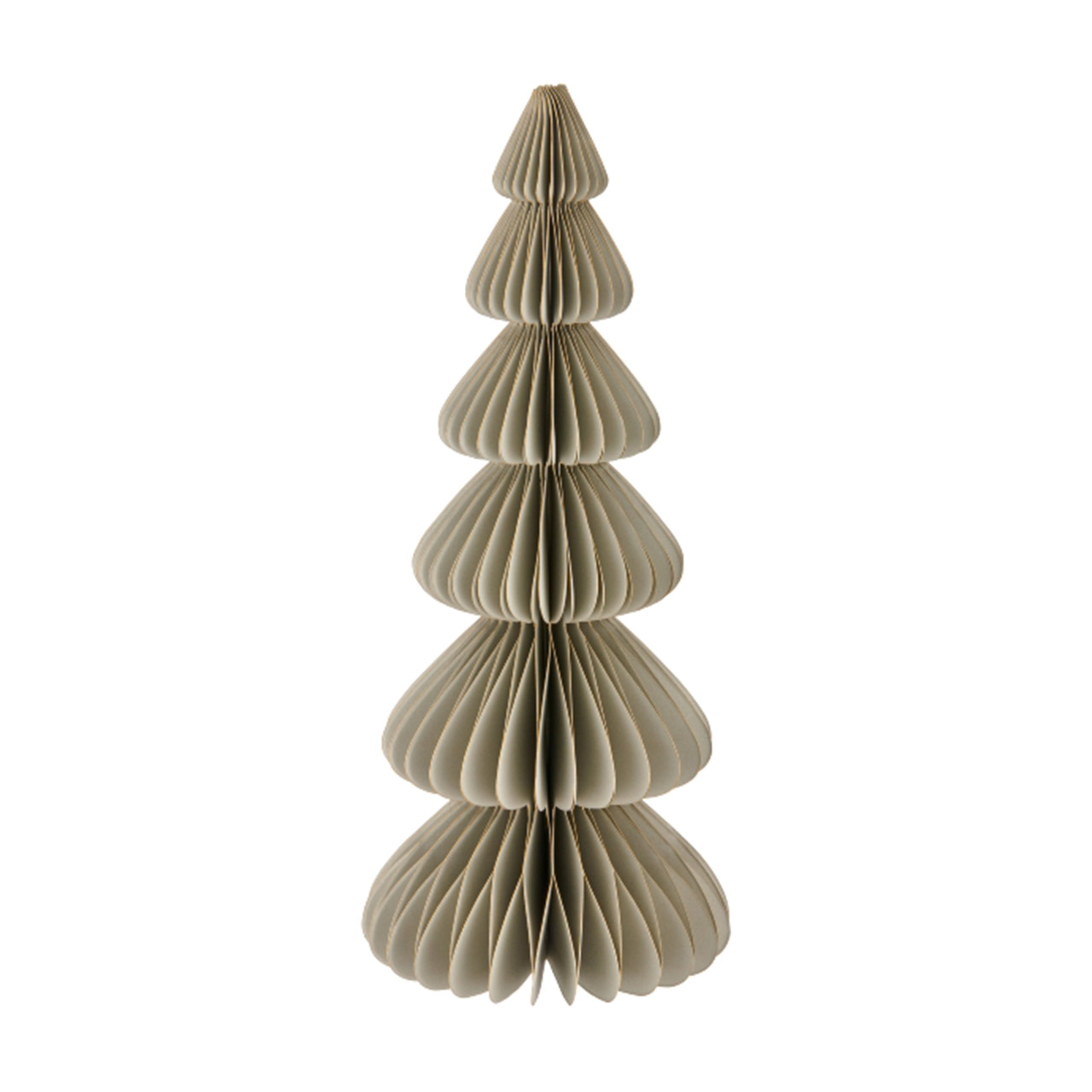 Christmas tree with magnetic closure 45 cm gray, Lampe, Papier
