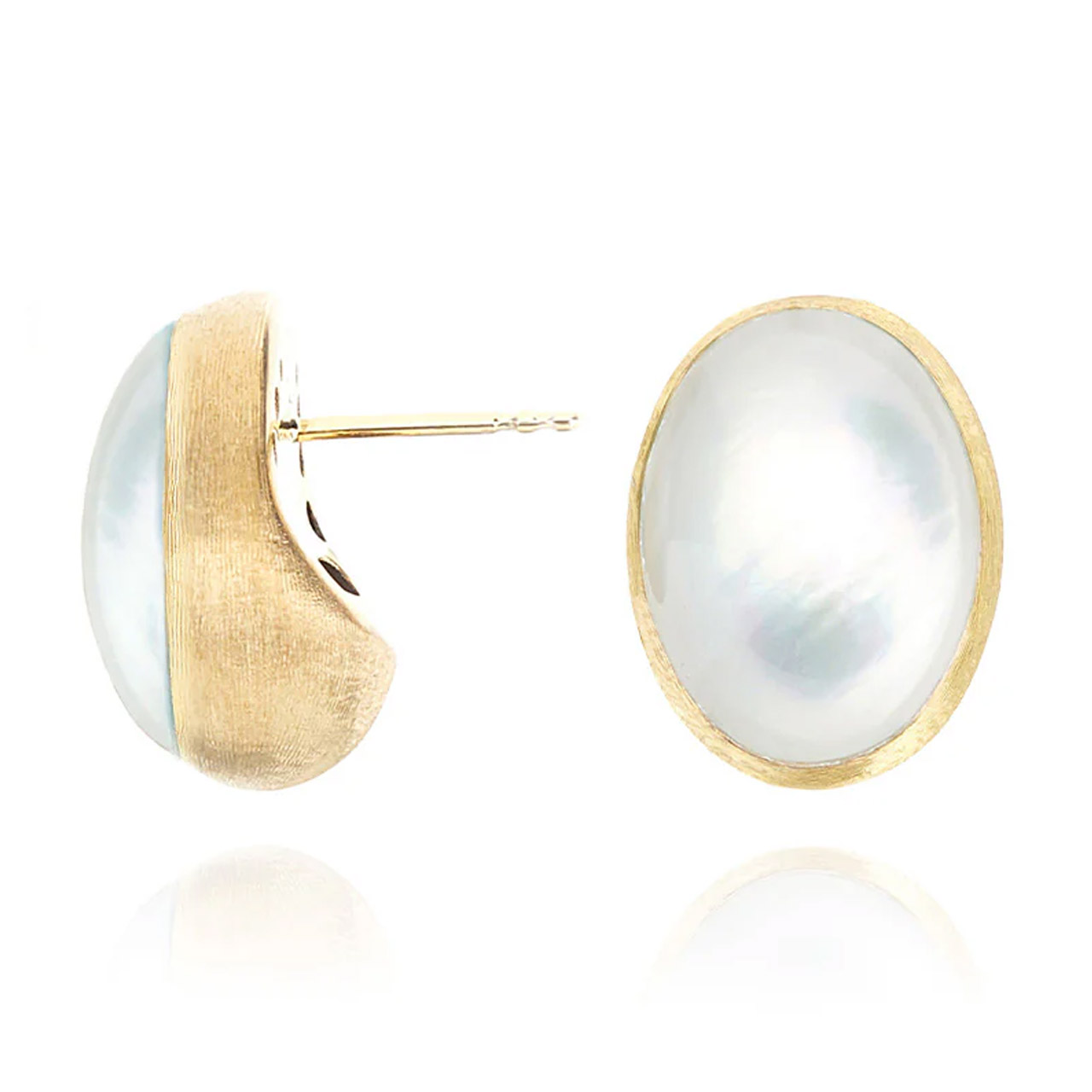 Earrings 750/- yellow gold diamonds, Zubehor, Ohrring, Schmuck