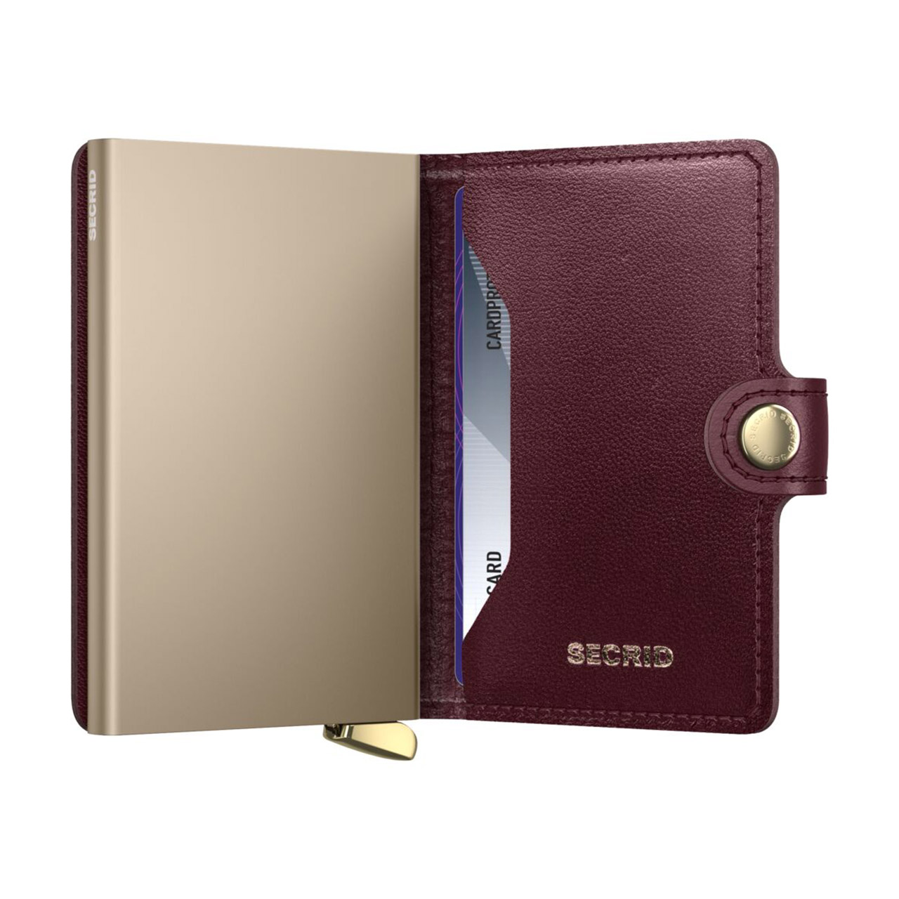 Miniwallet Emboss Diamond Bordeux, Tagebuch, Zubehör