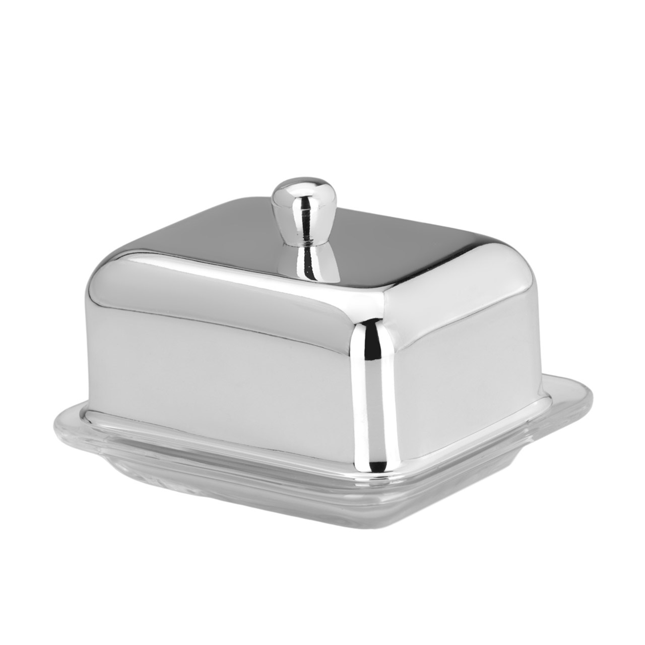 Butter dish 125g stainless steel, Silber