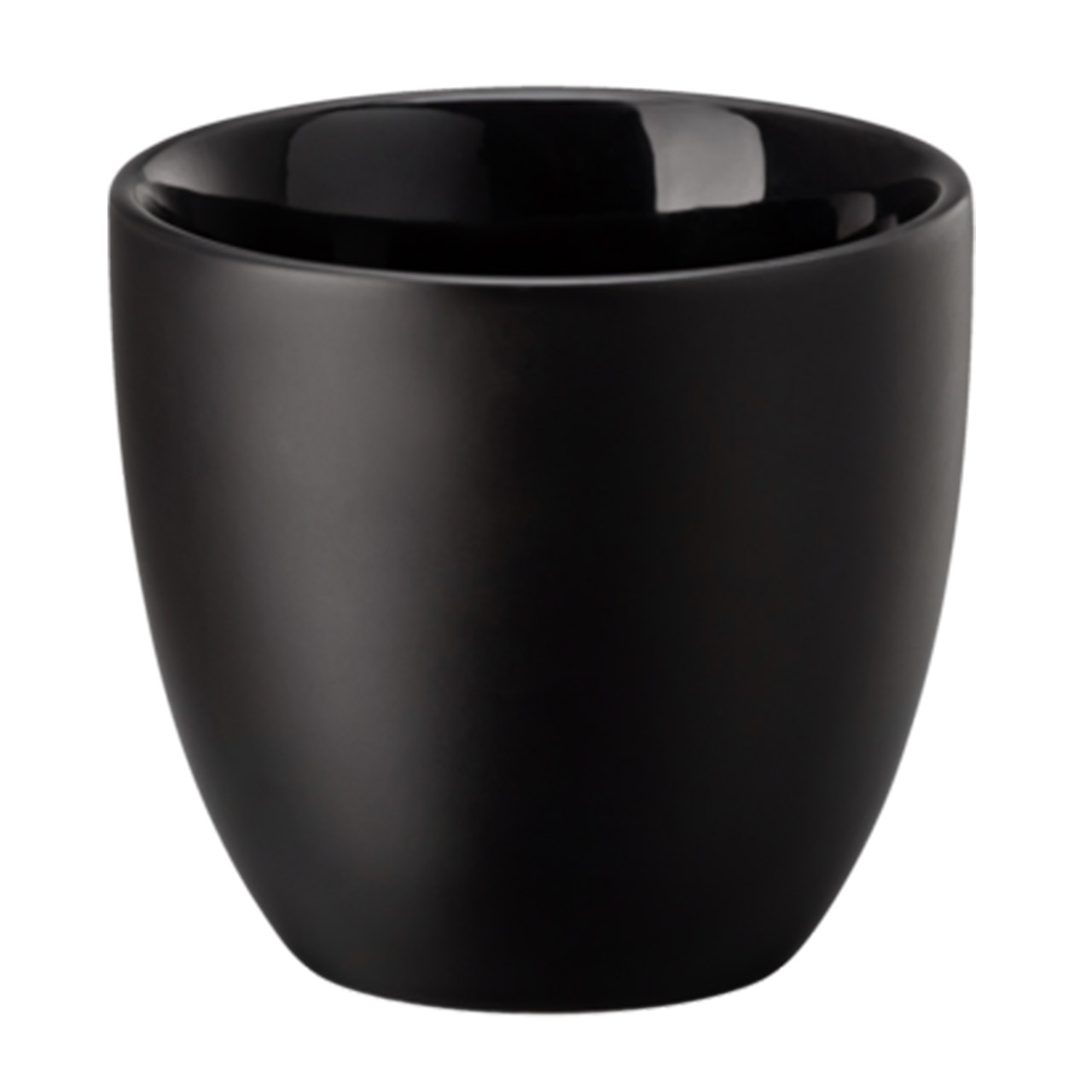 Double-walled espresso cup 0.08 l delicate black, Schale, Tasse, Töpferei