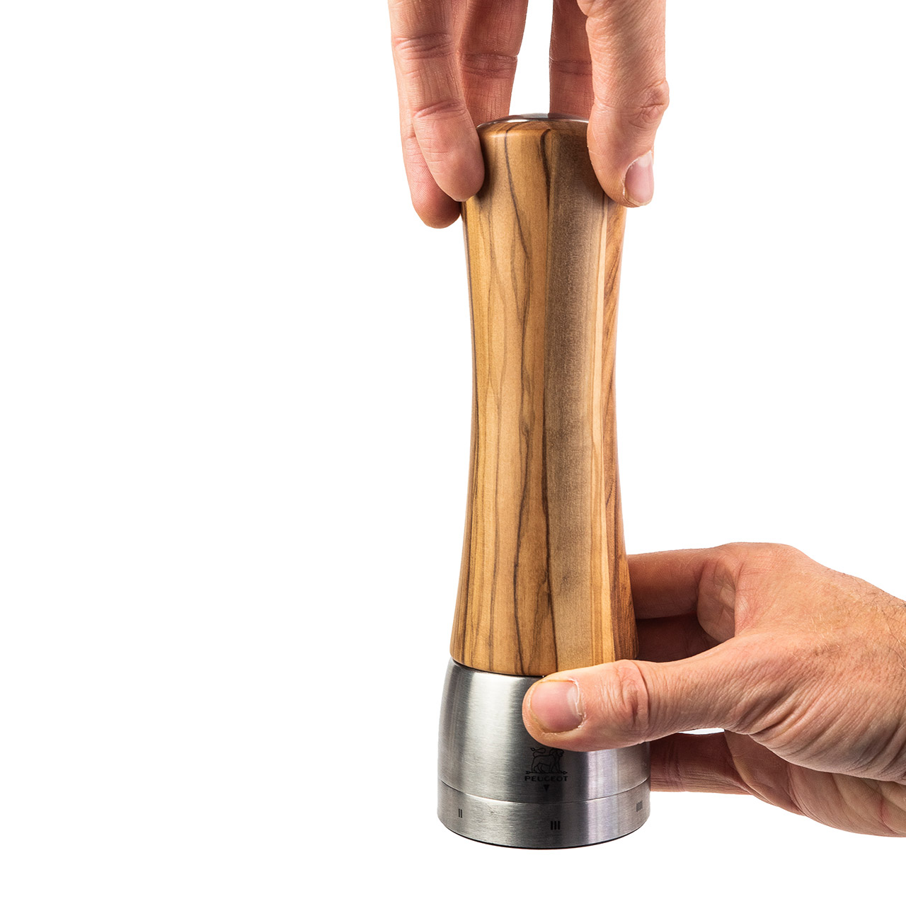 Pfeffermühle 21 cm Olivenholz/Edelstahl Madras