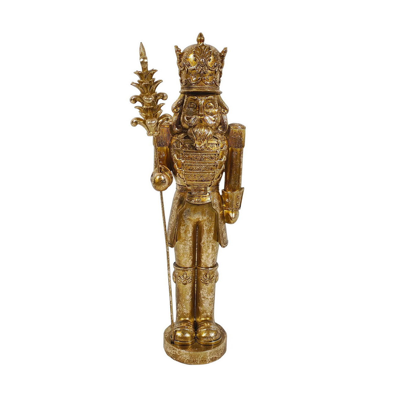 Nutcracker 39.5 cm gold, Bronze, Person