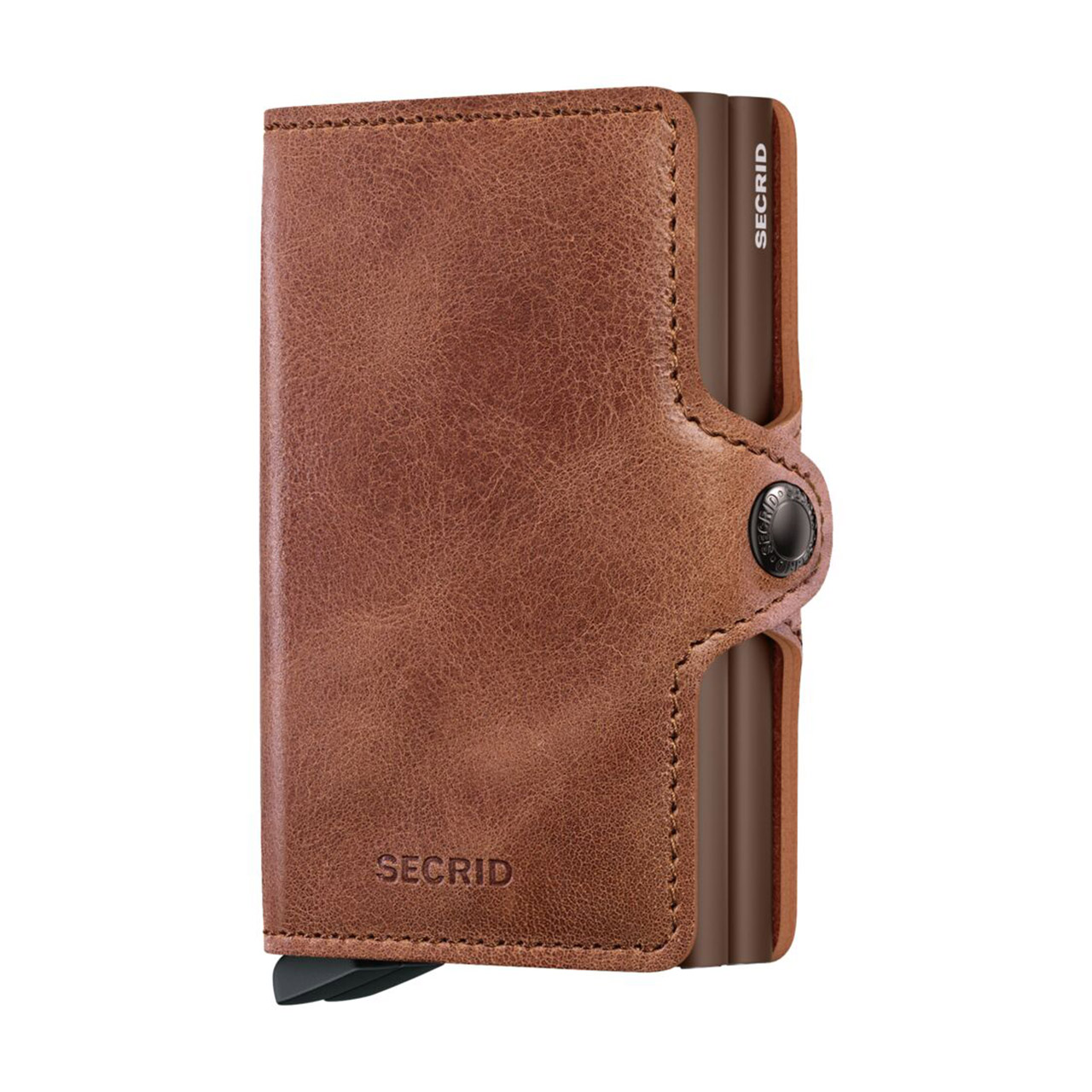 Twinwallet Vintage cognac-brown, Zubehor, Tagebuch, Geldbörse