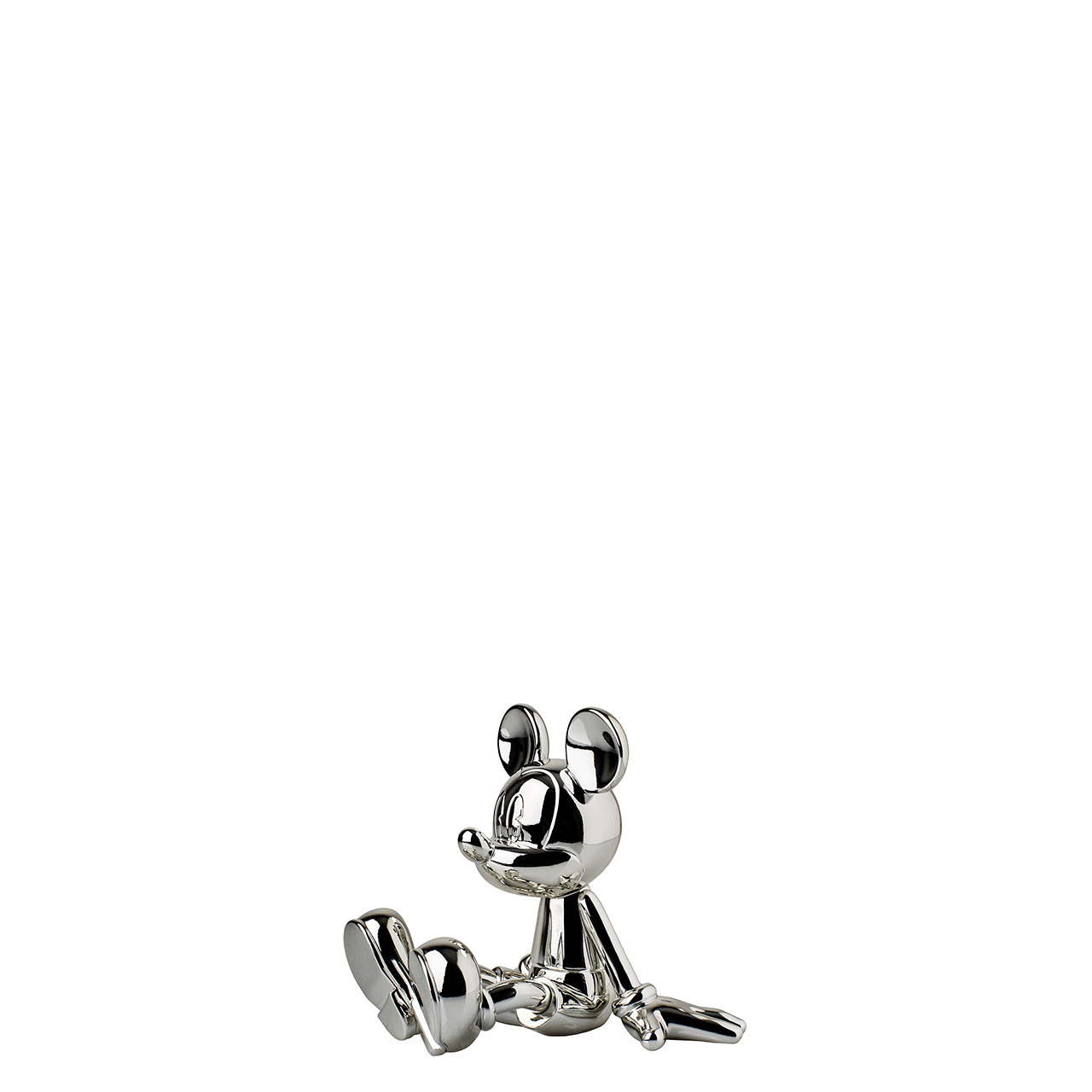 Mickey sitting by Marcel Wanders 12 cm silver, Sinken, Waschbeckenhahn