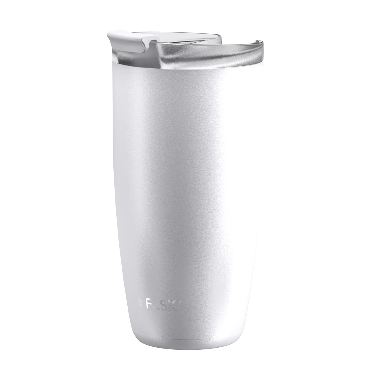 Mug coffee to go 0.50 l white, Stahl, Flasche, Shaker