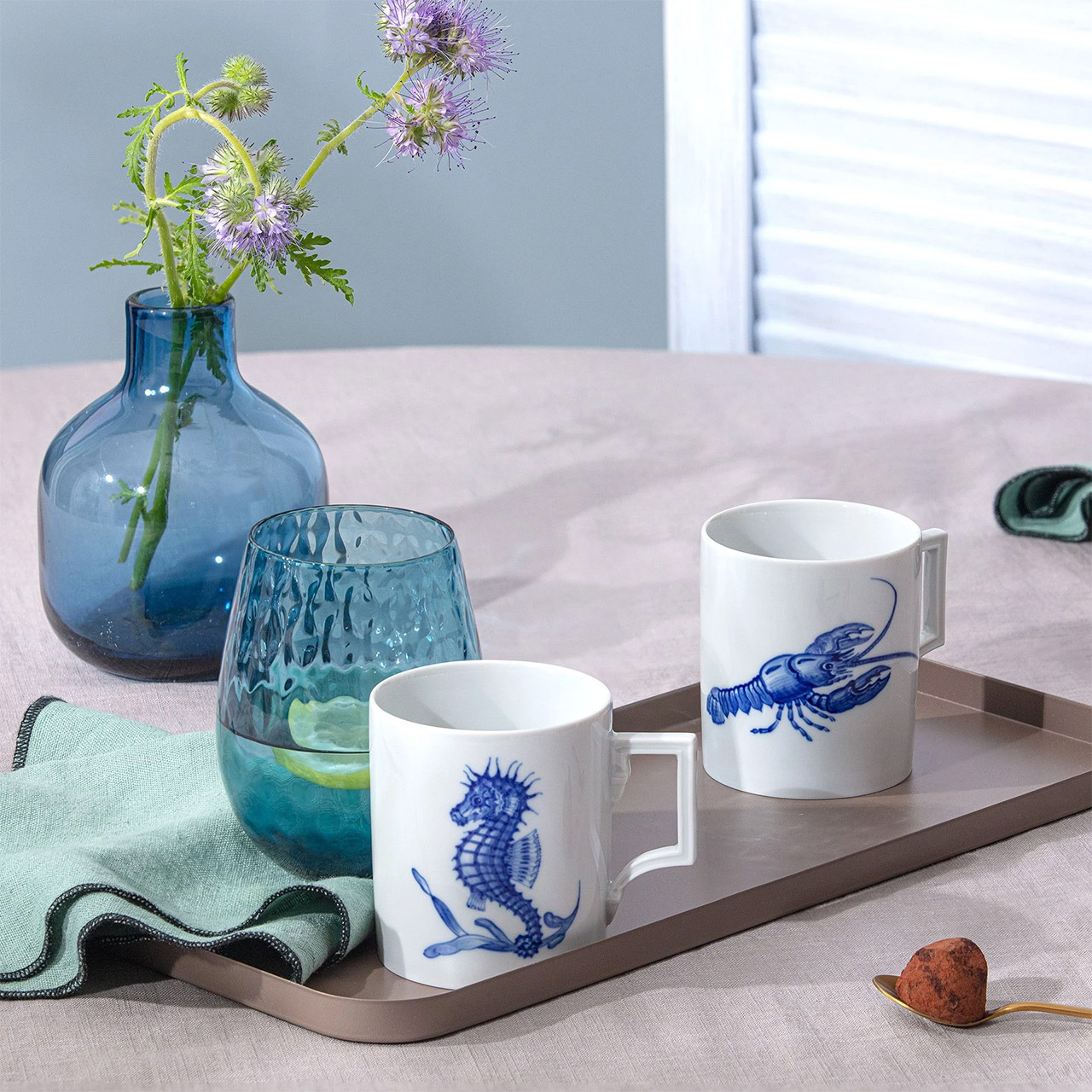 Mug 0.25 l motif seahorse
