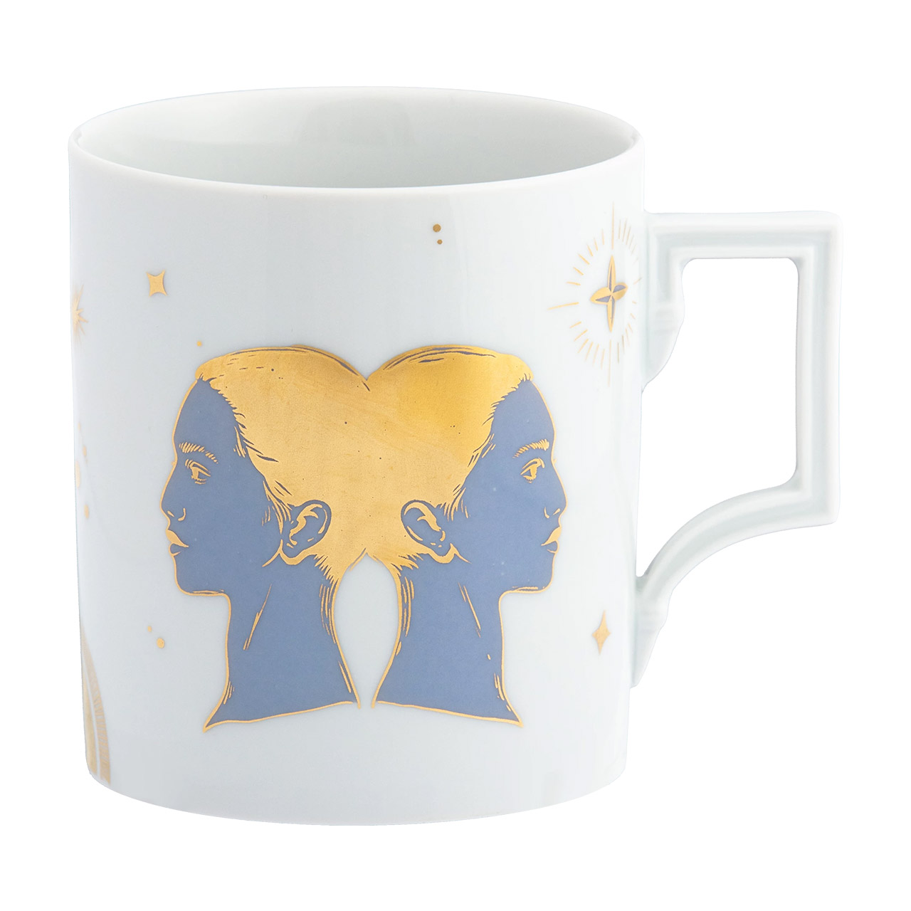 Mug Gemini 0.25 l, Pokal, Porzellan, Töpferei, Person, Gesicht