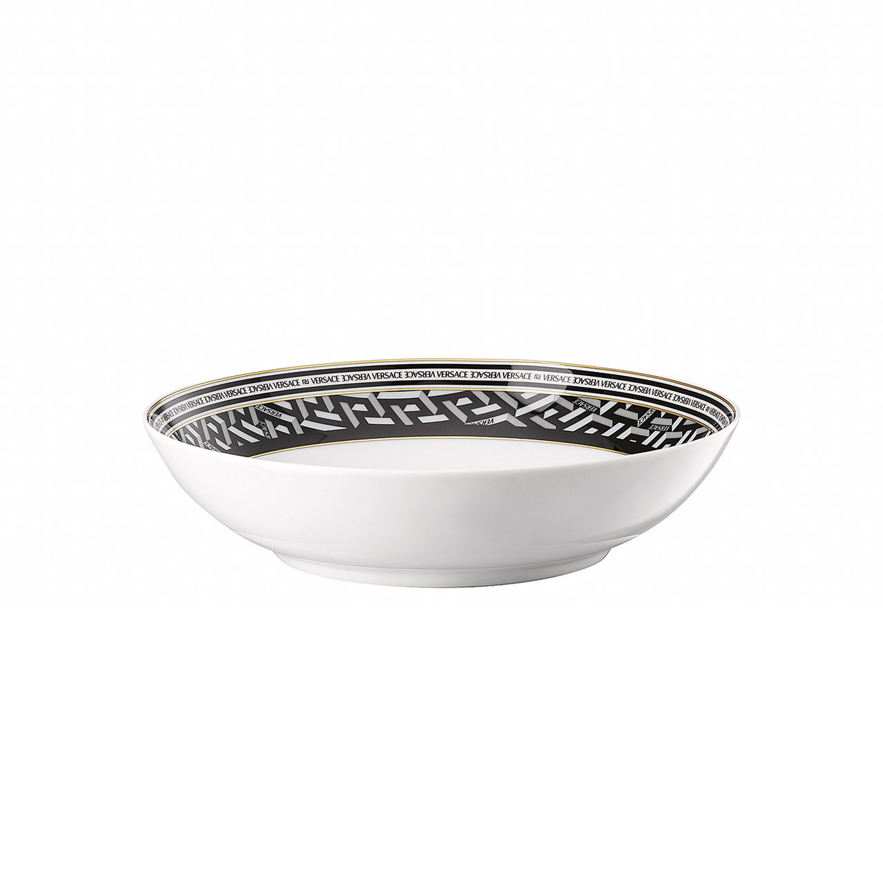 Soup Plate 22 cm black, Schale, Suppenschüssel