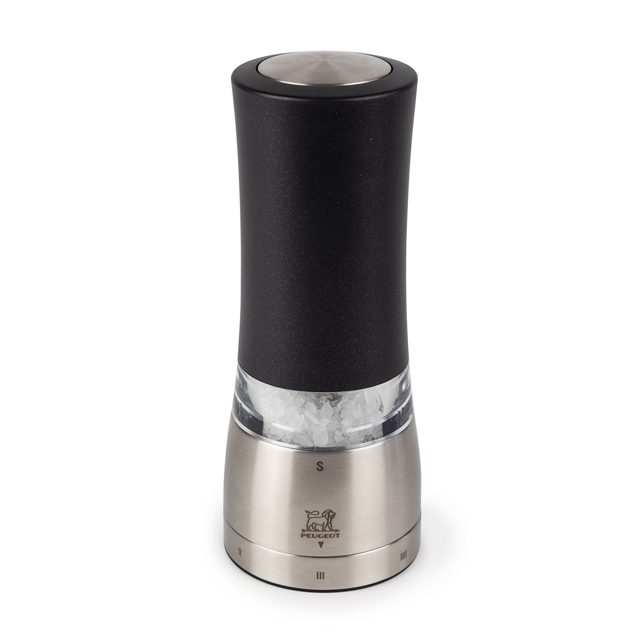 Salt mill electric 16 cm black, Elektrisches Gerät, Mikrophon, Elektronik, Sprecher