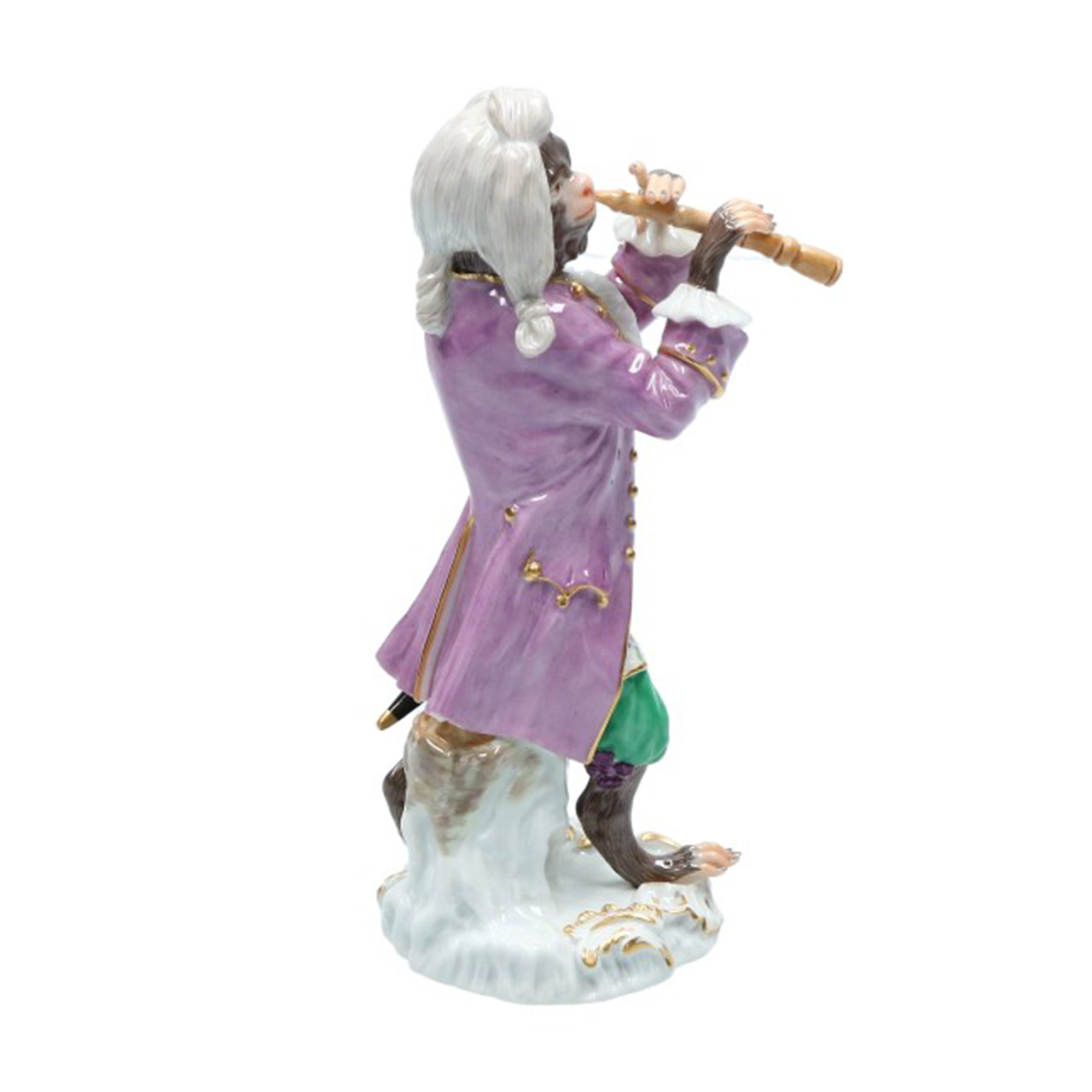 Clarinettist Monkey Orchestra 13.5 cm, Figur, Person, Kunst, Porzellan, Töpferei